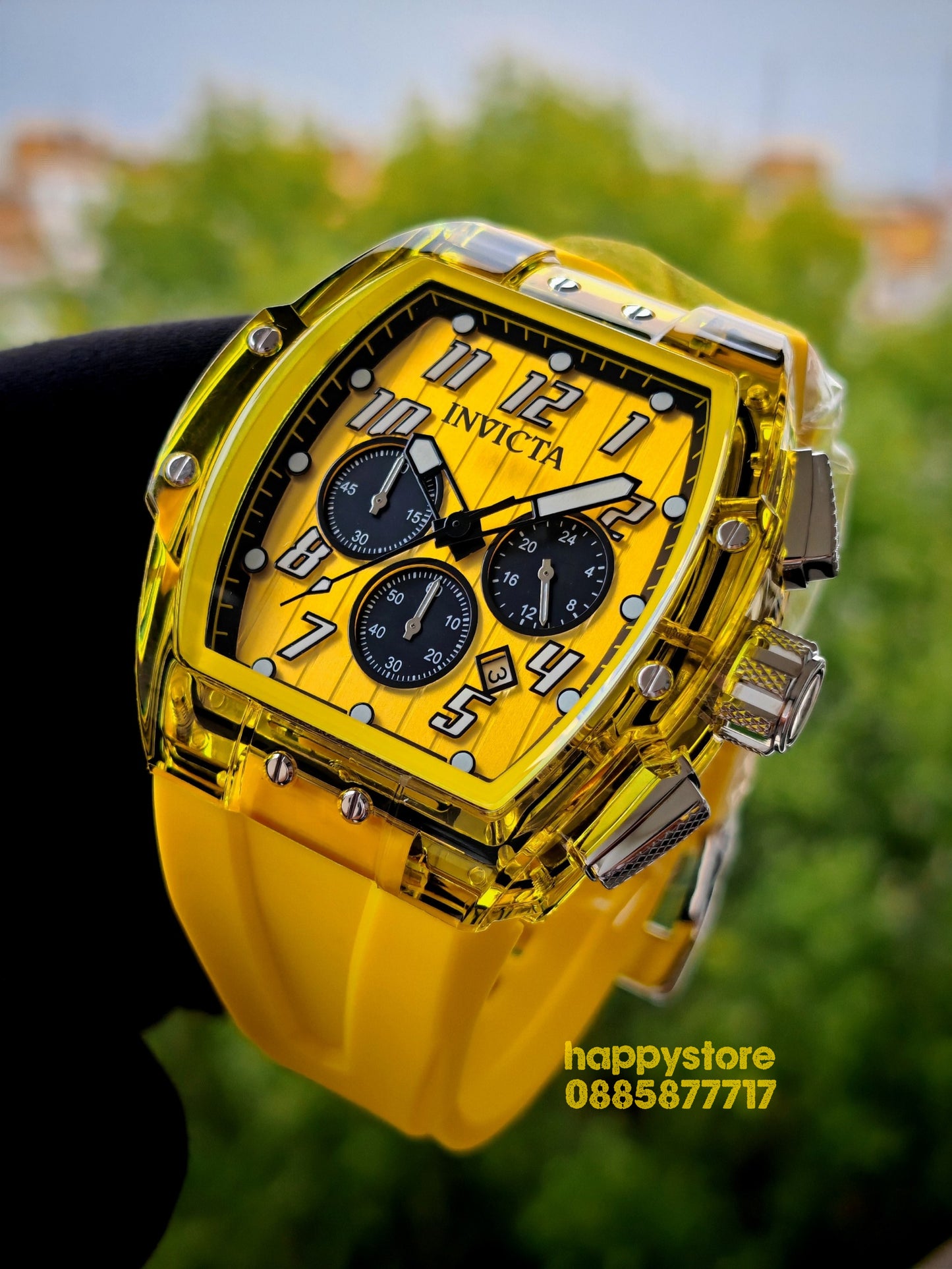 INVICTA Ghost Yellow 47 mm