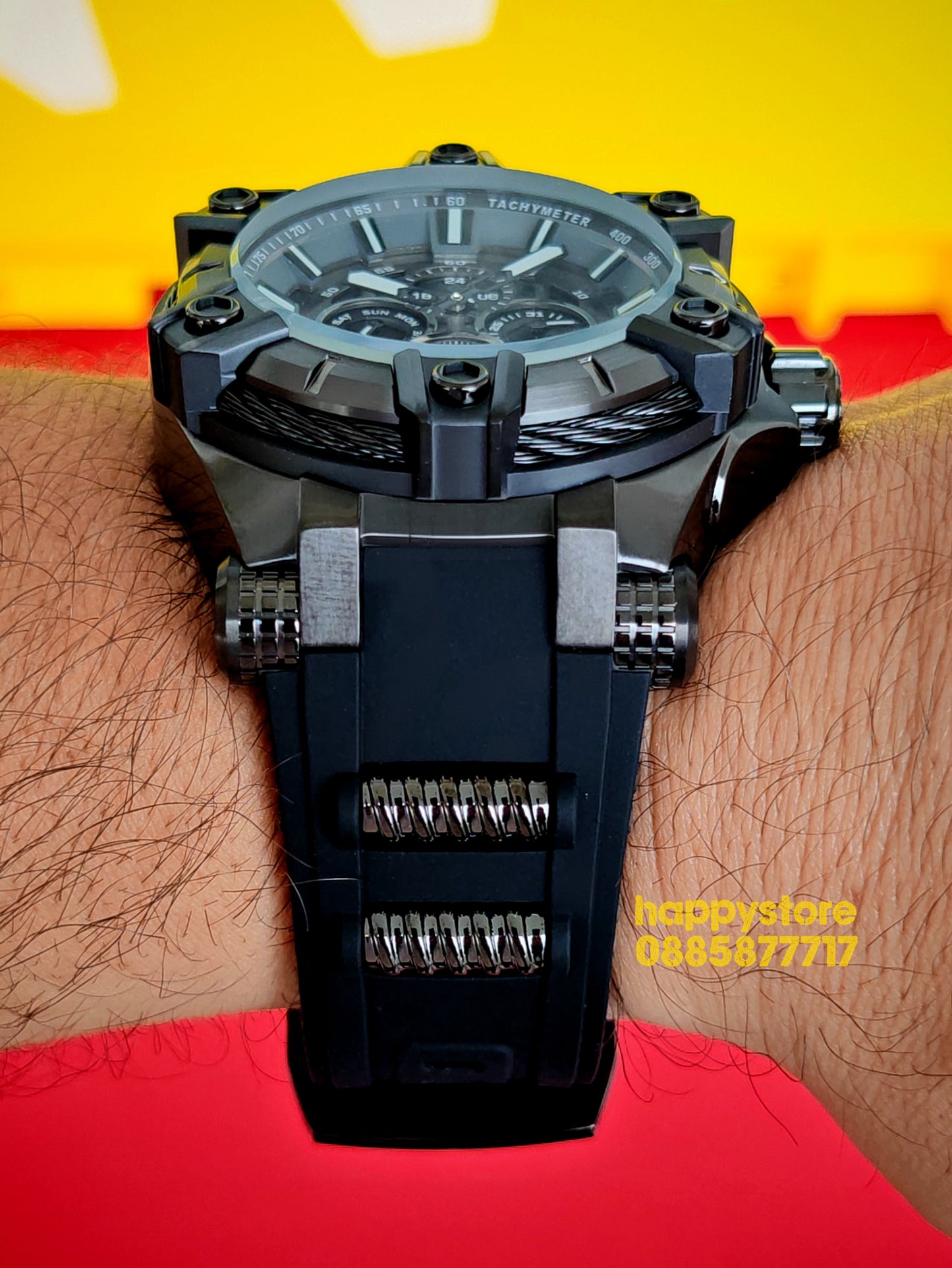 INVICTA Gunmetal Black Light 52 mm