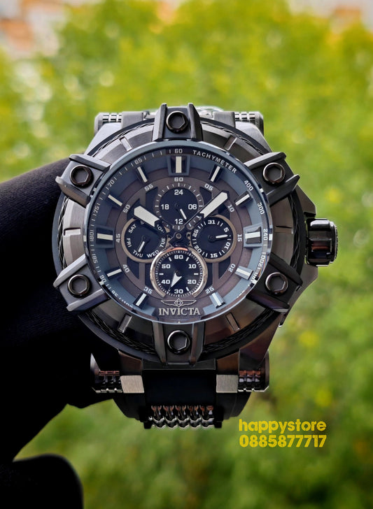 INVICTA Gunmetal Black Light 52 mm