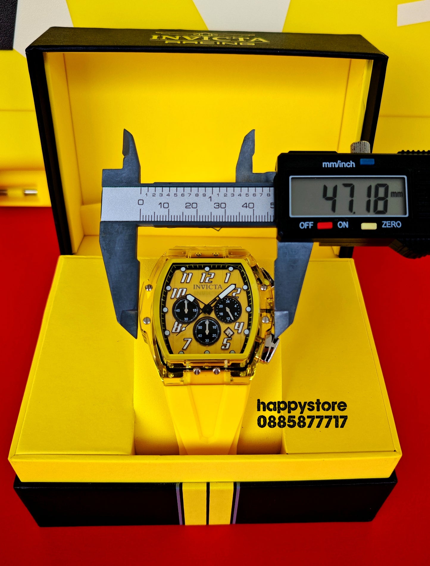 INVICTA Ghost Yellow 47 mm