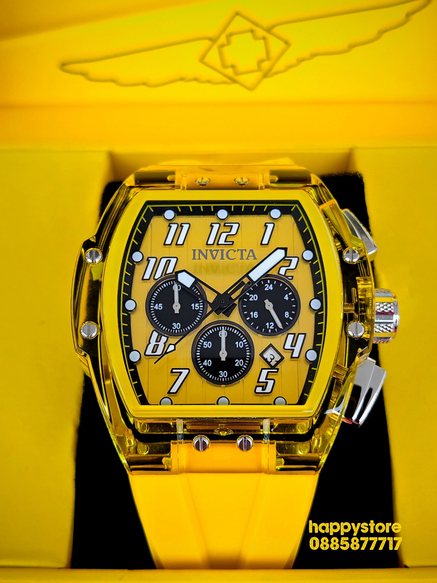 INVICTA Ghost Yellow 47 mm