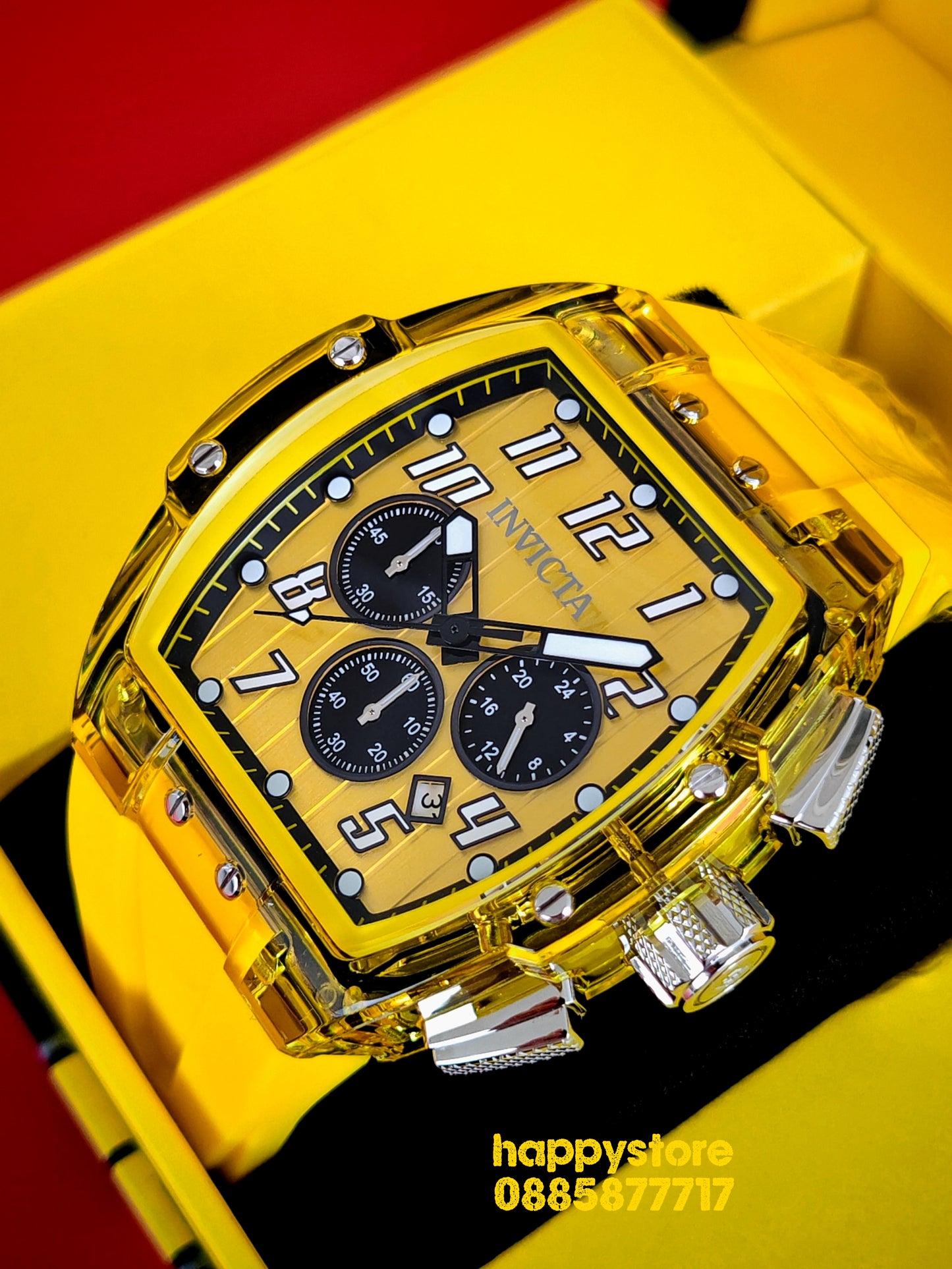 INVICTA Ghost Yellow 47 mm
