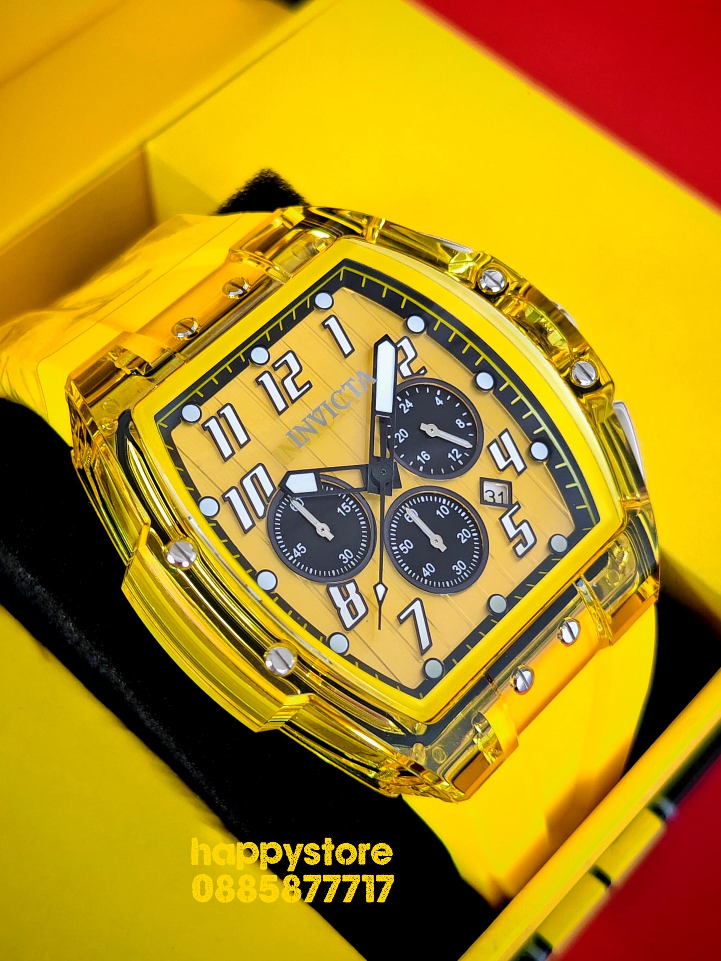 INVICTA Ghost Yellow 47 mm