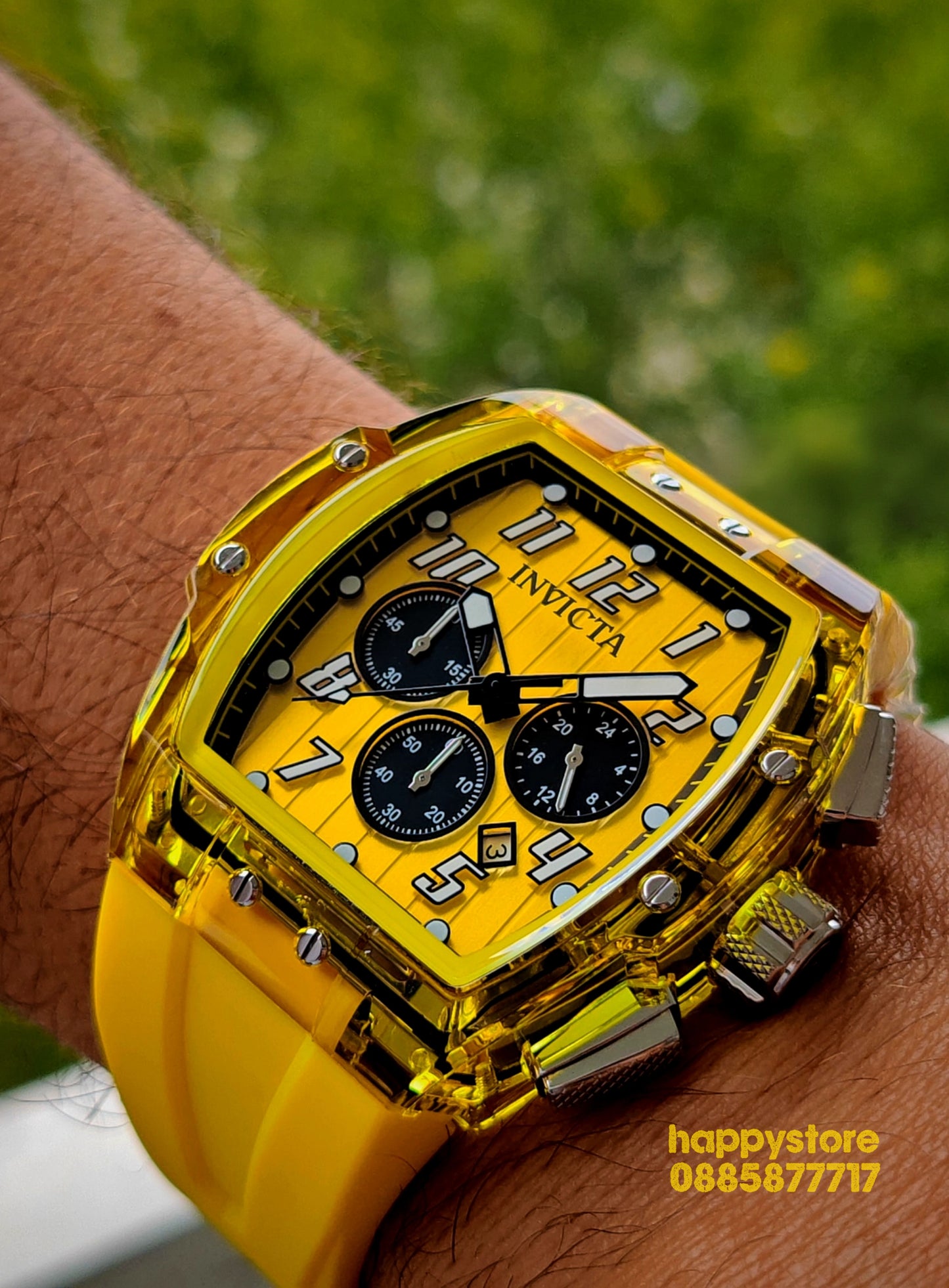 INVICTA Ghost Yellow 47 mm