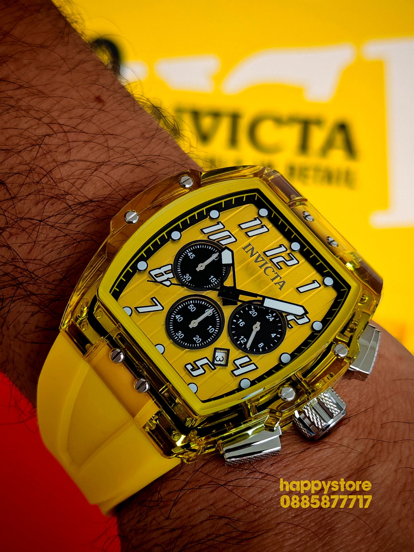 INVICTA Ghost Yellow 47 mm