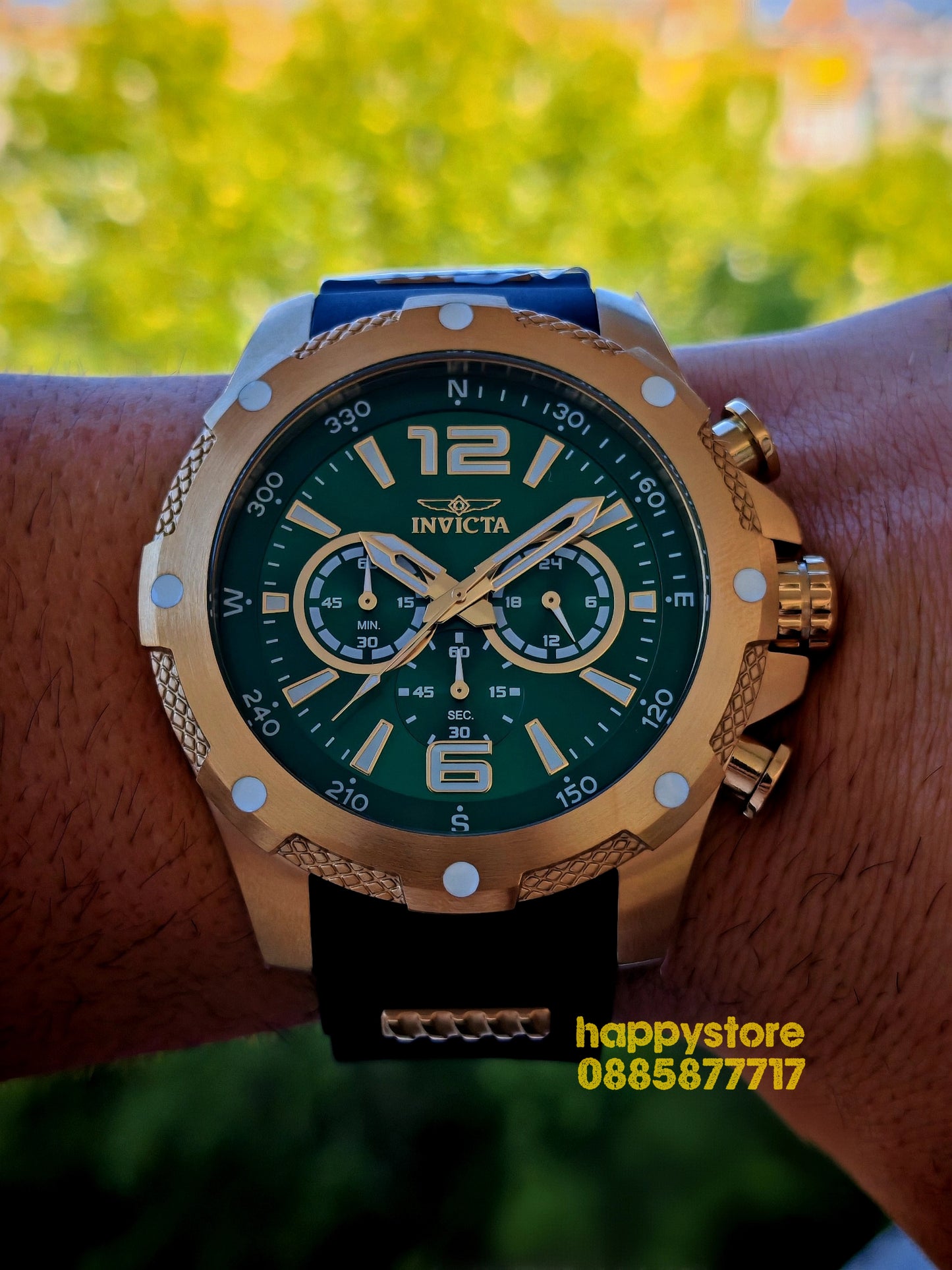 INVICTA Axis Gold/Green 50 mm