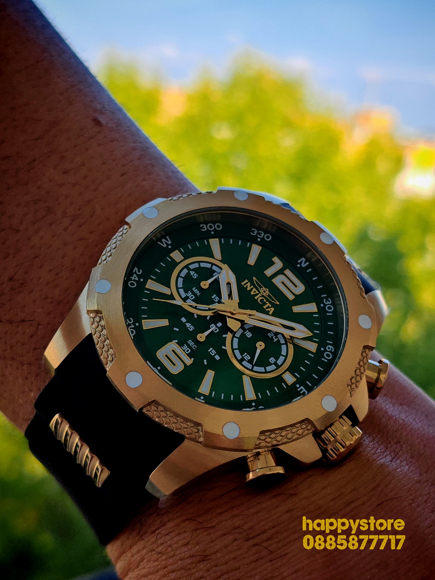 INVICTA Axis Gold/Green 50 mm