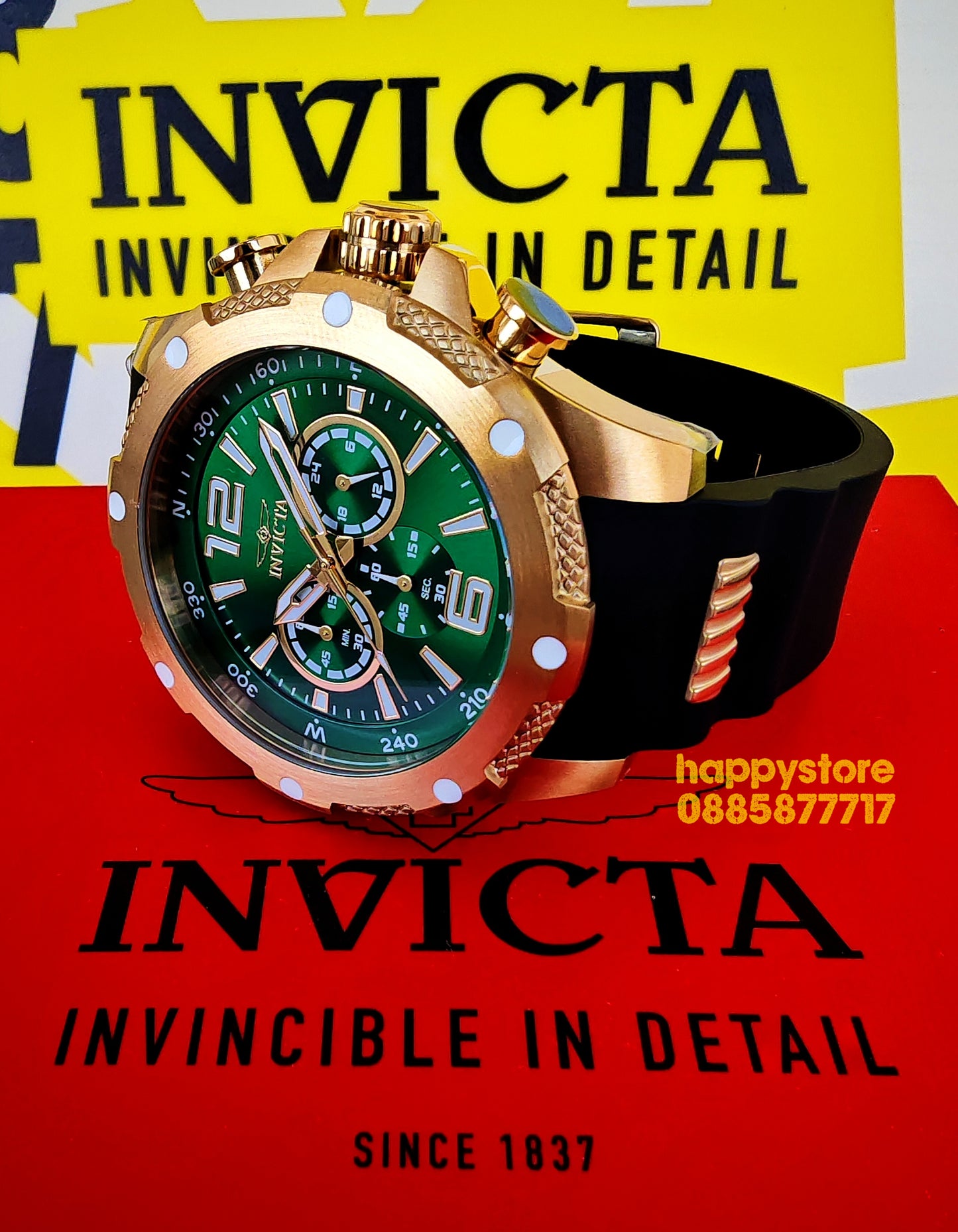 INVICTA Axis Gold/Green 50 mm