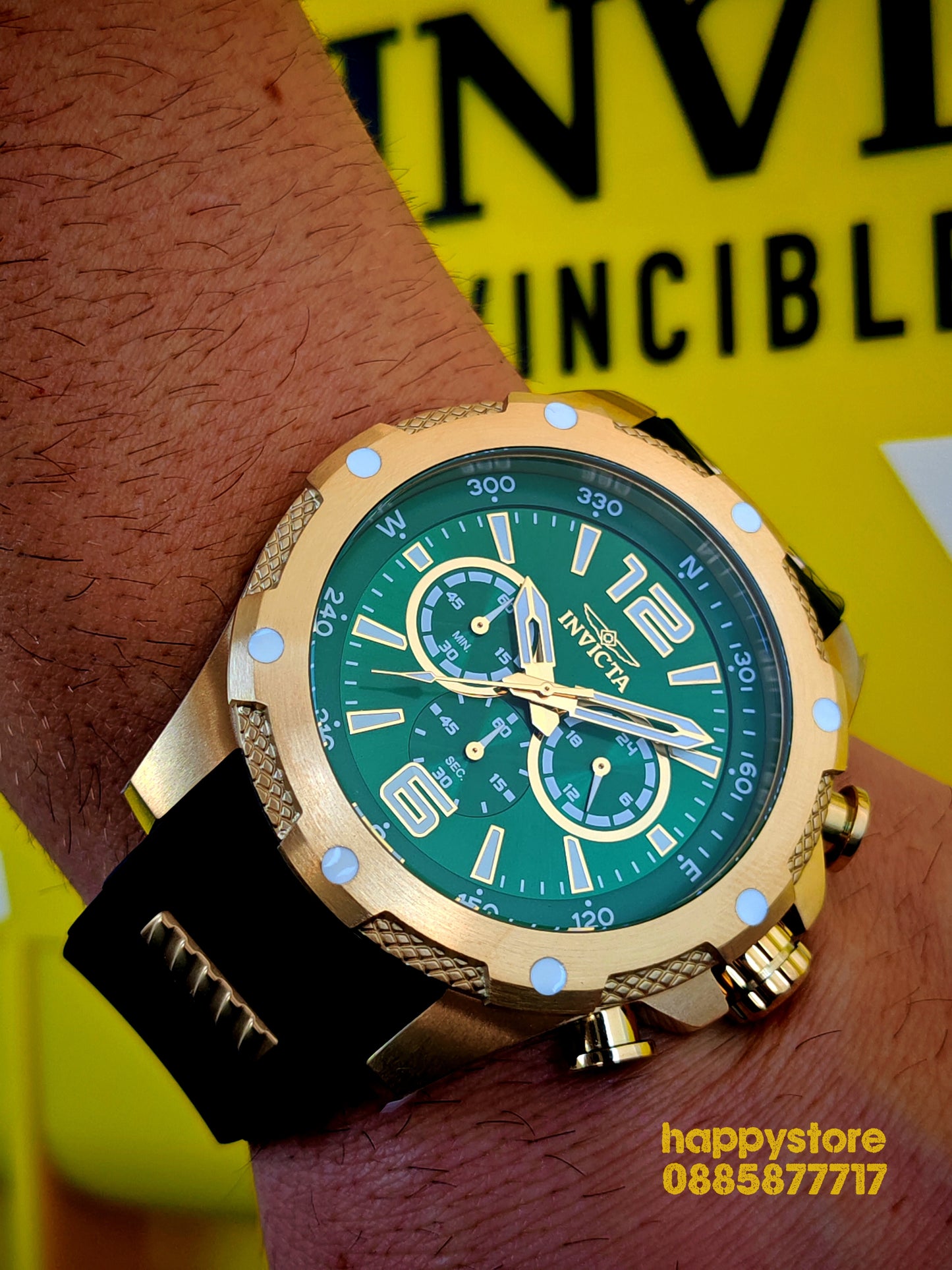 INVICTA Axis Gold/Green 50 mm