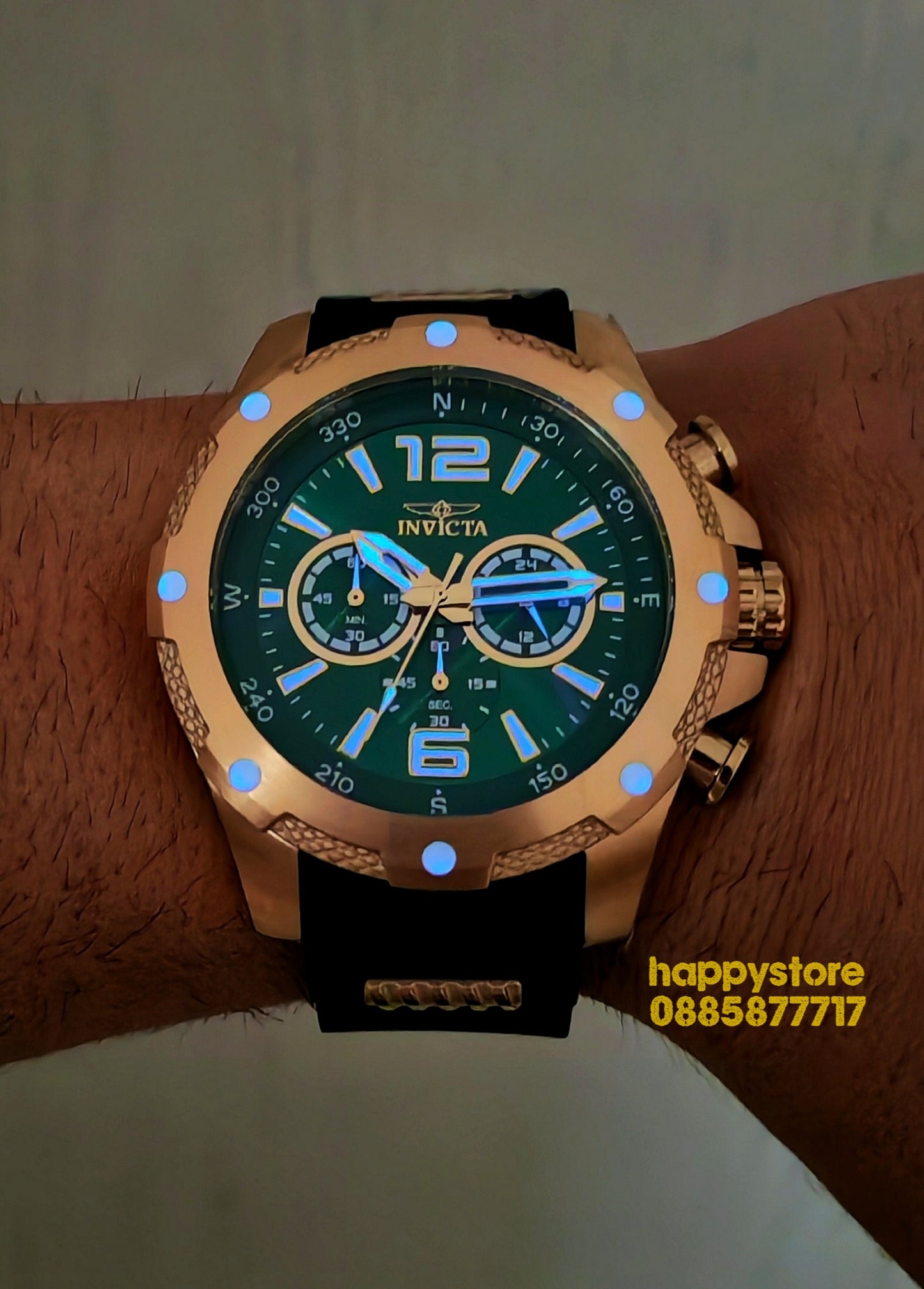INVICTA Axis Gold/Green 50 mm