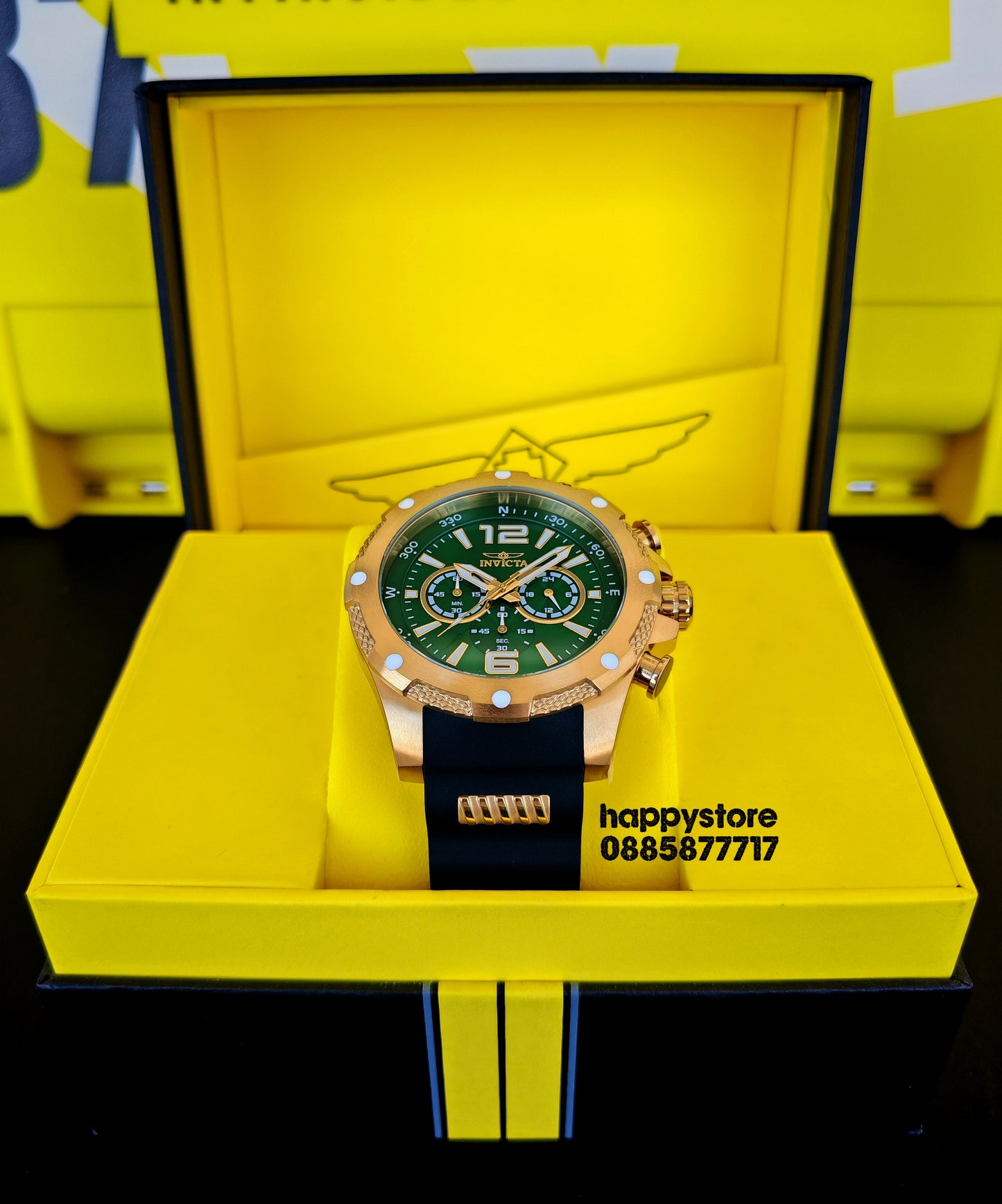 INVICTA Axis Gold/Green 50 mm