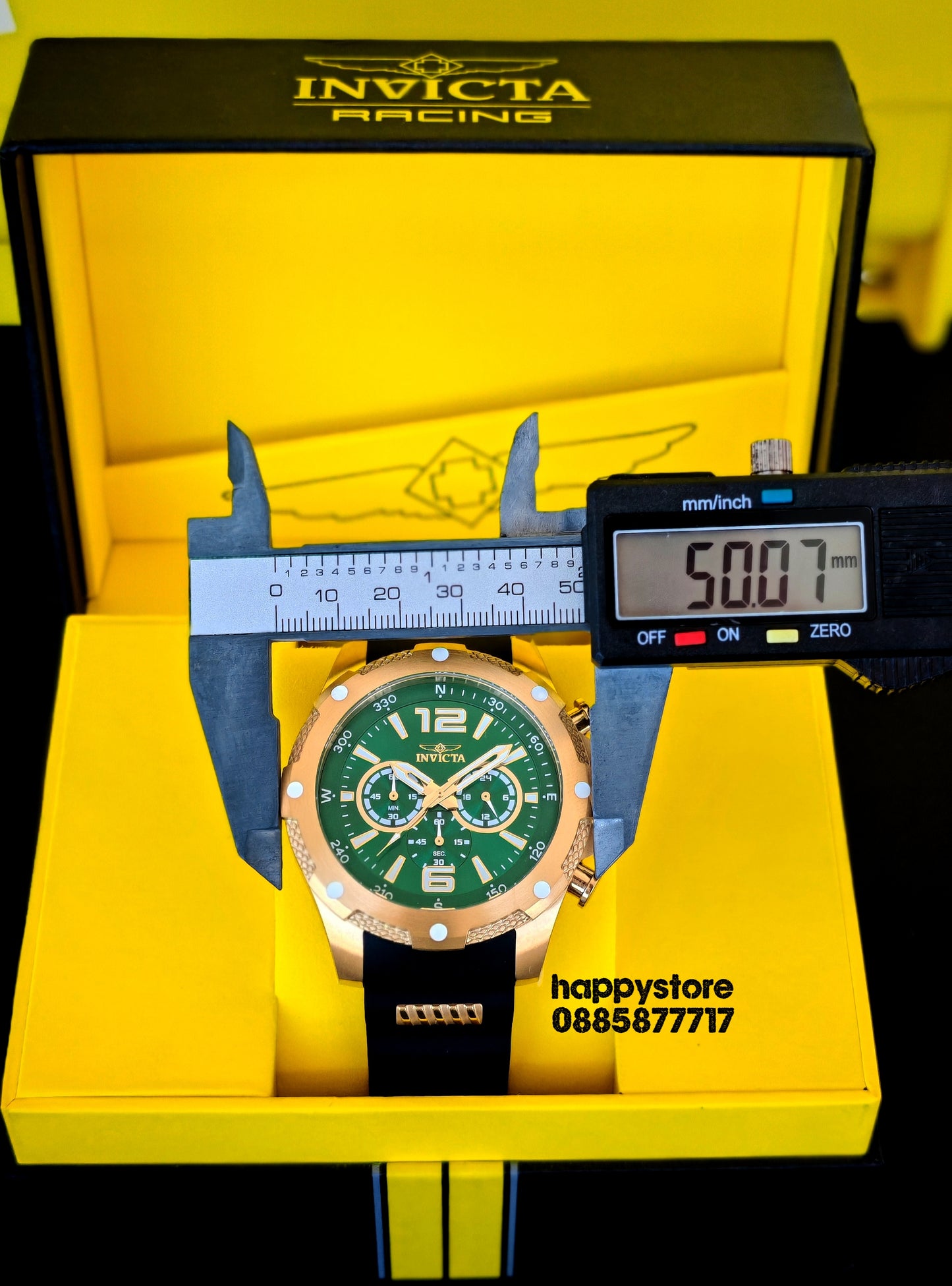 INVICTA Axis Gold/Green 50 mm