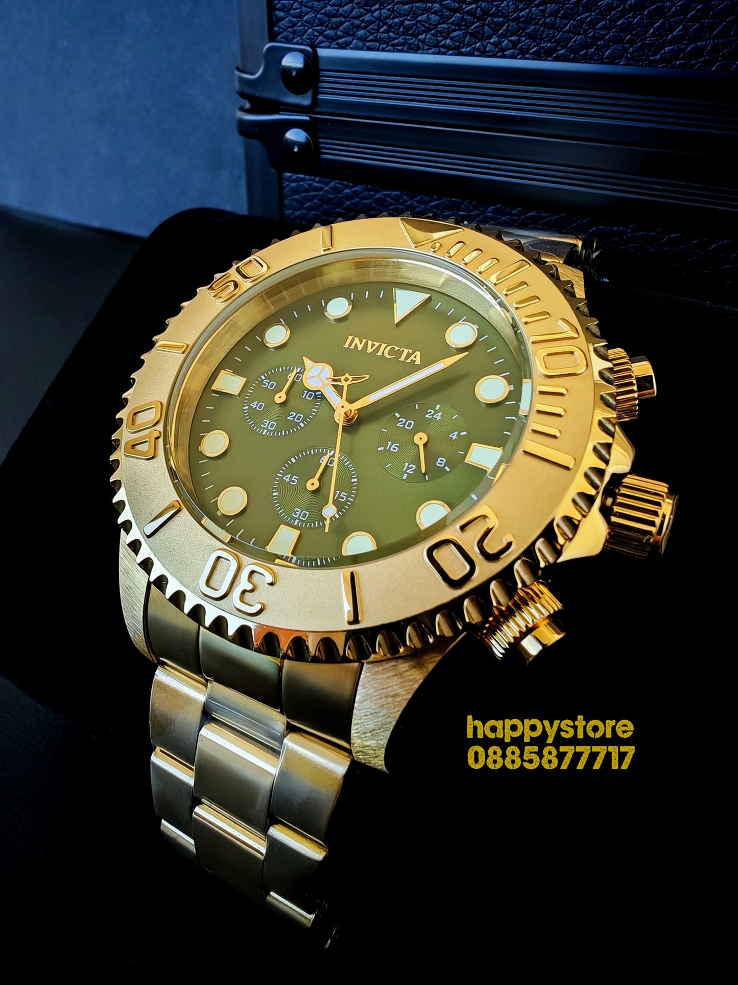 INVICTA Grand Diver green dial 52 mm
