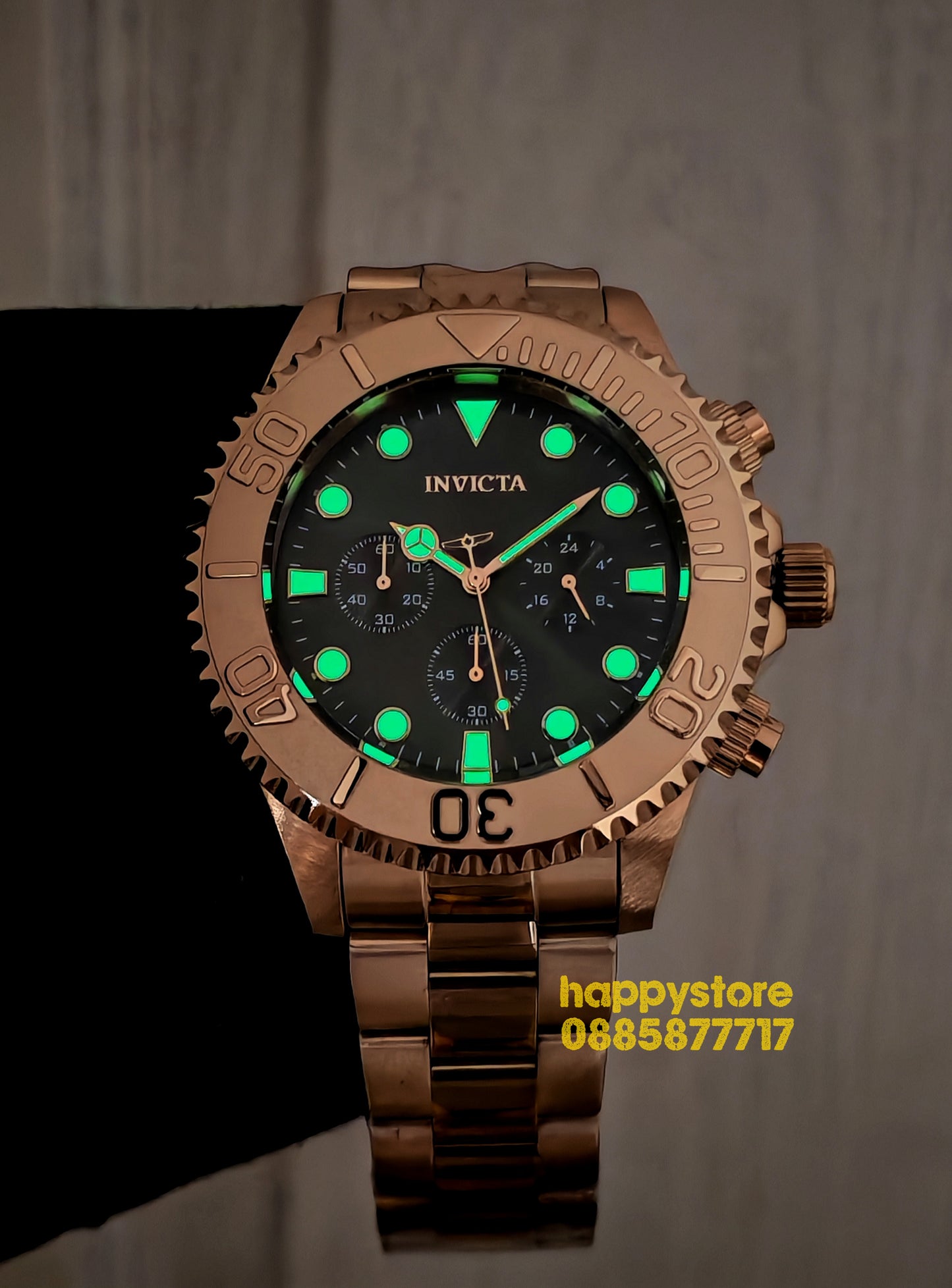 INVICTA Grand Diver green dial 52 mm