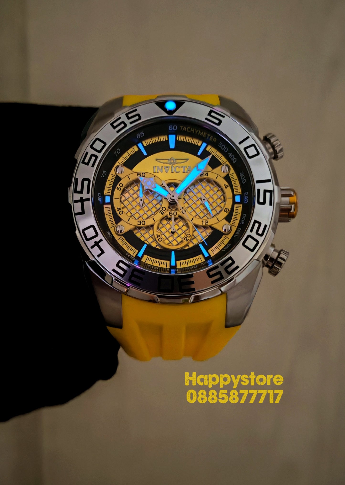 INVICTA Pogo Yellow 50 mm