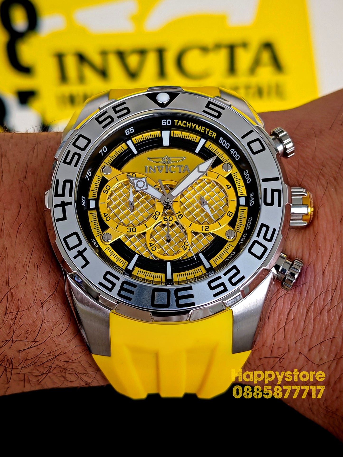 INVICTA Pogo Yellow 50 mm