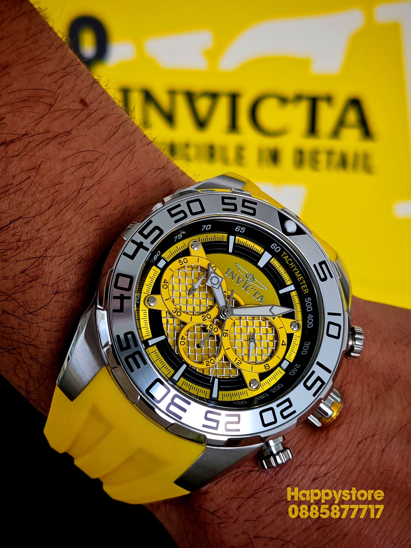INVICTA Pogo Yellow 50 mm