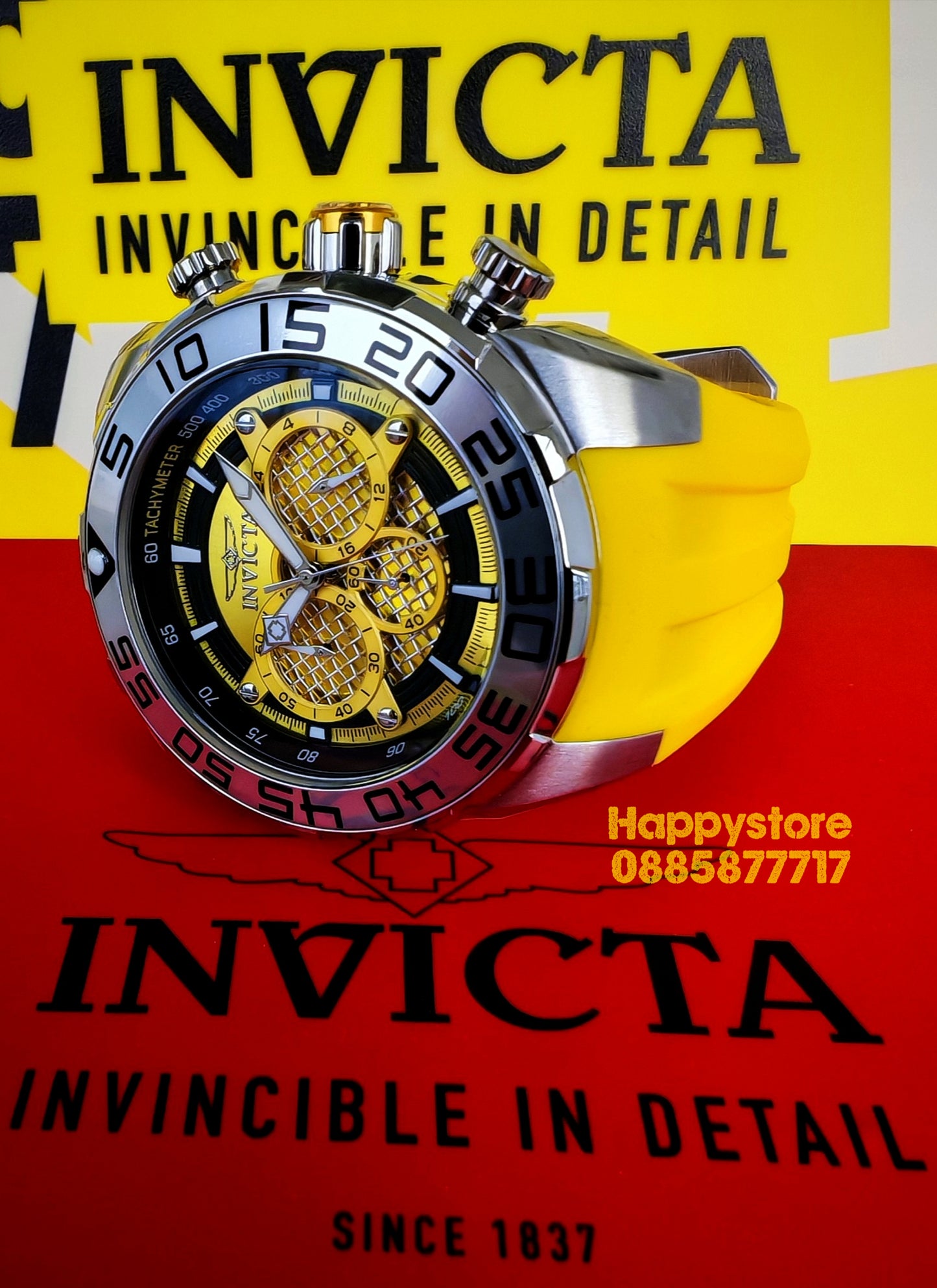 INVICTA Pogo Yellow 50 mm