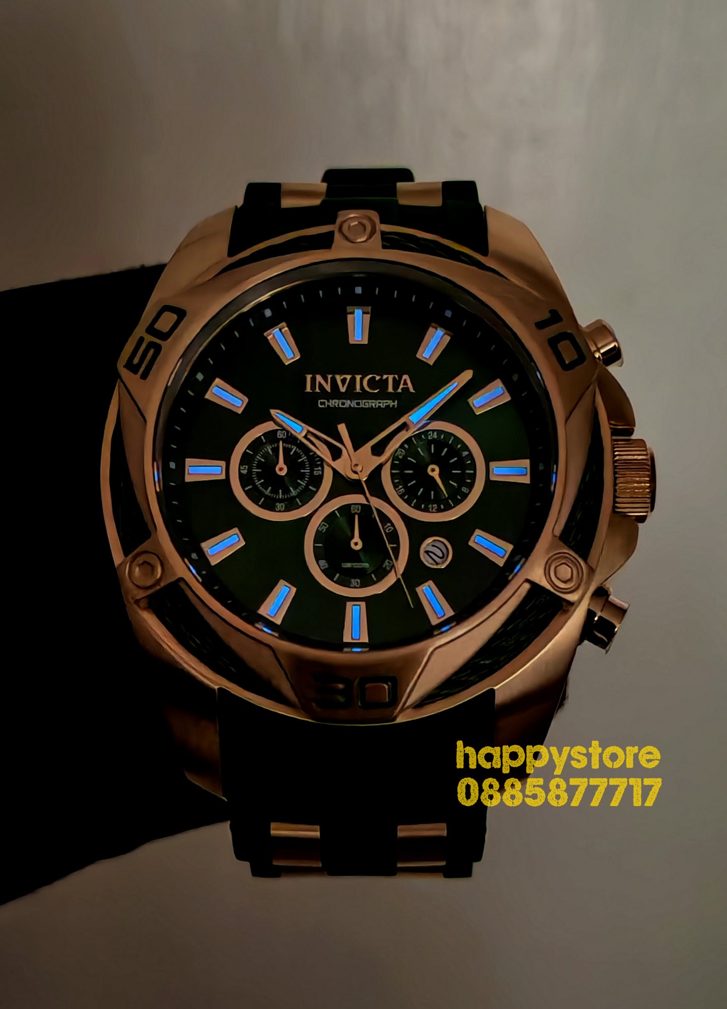 INVICTA Vanguard Green/Gold 50mm