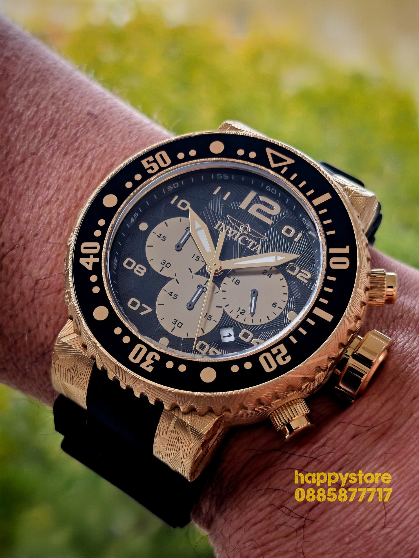 INVICTA Hummer Gold 52 mm
