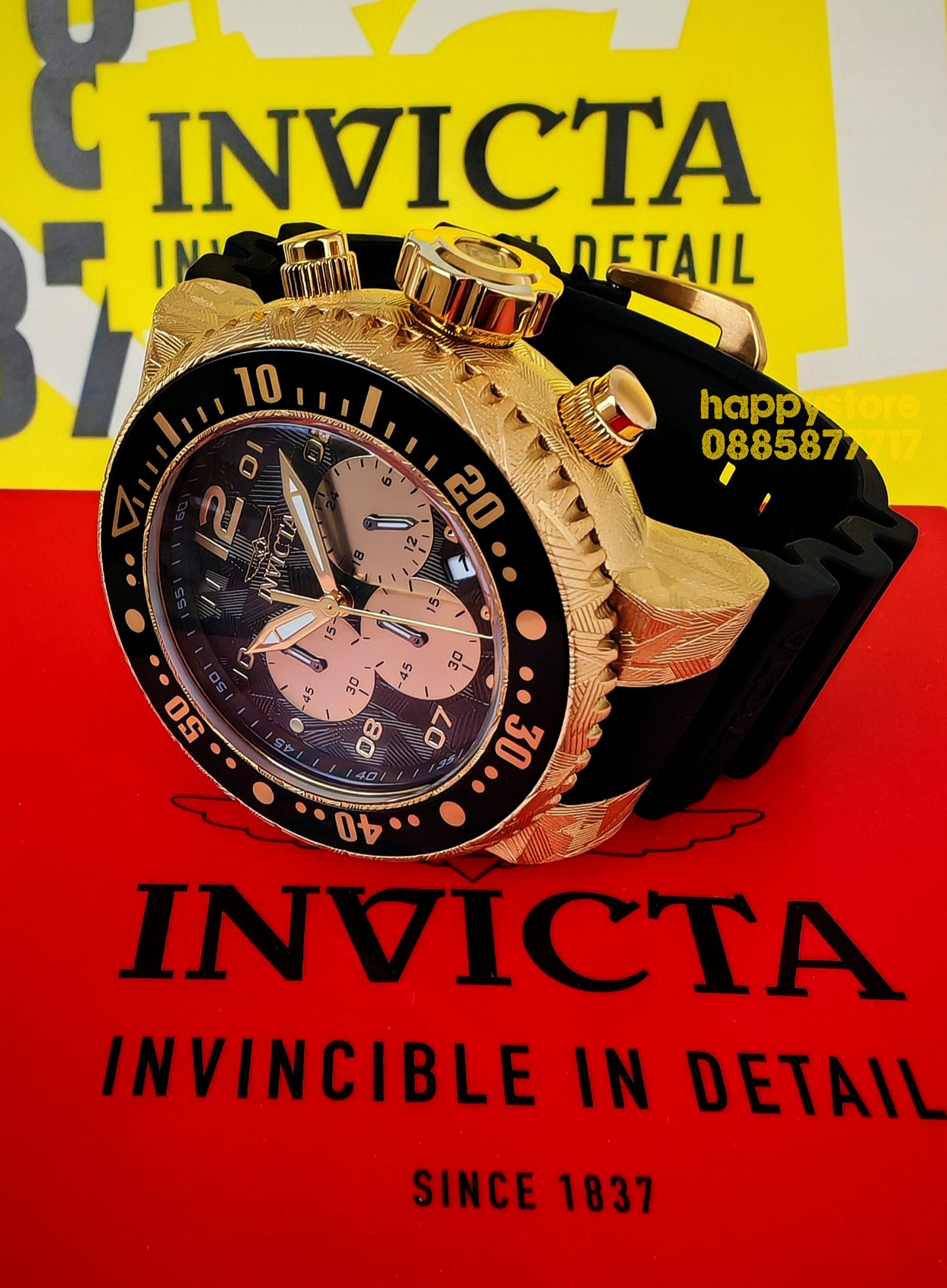 INVICTA Hummer Gold 52 mm