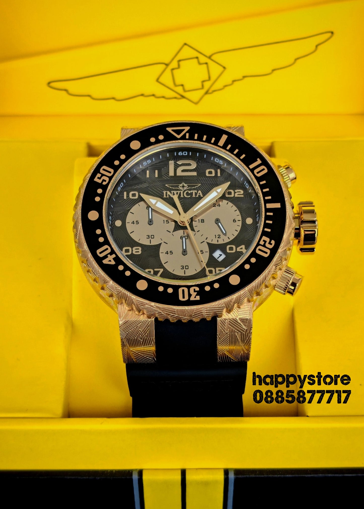 INVICTA Hummer Gold 52 mm