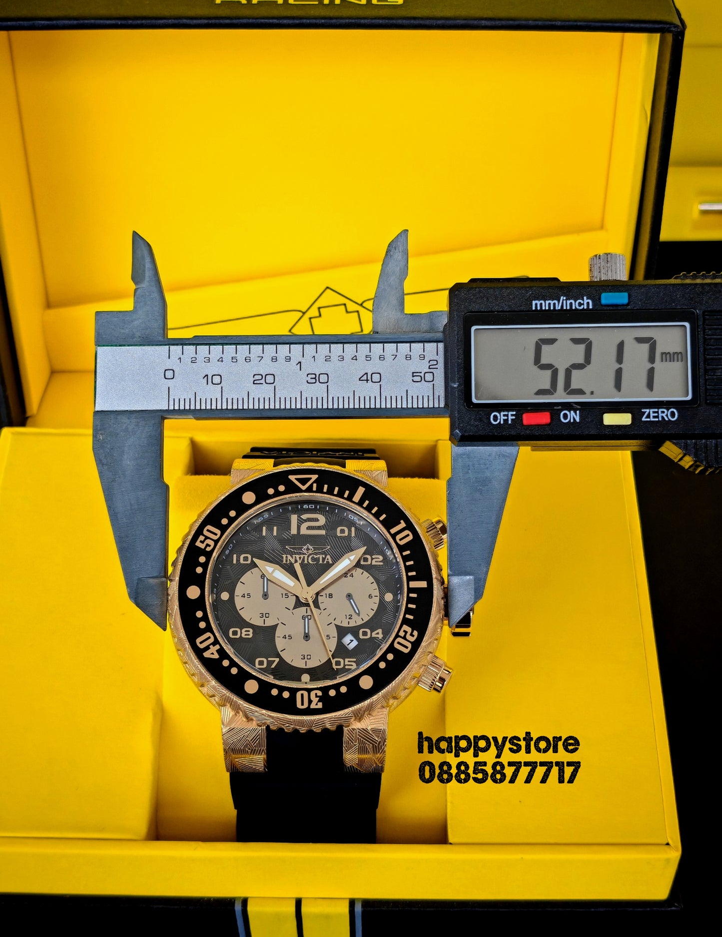 INVICTA Hummer Gold 52 mm