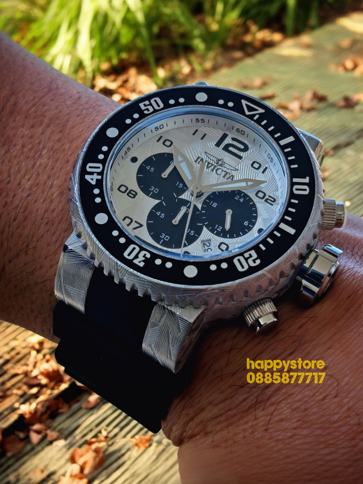 INVICTA Hummer Silver 52 mm