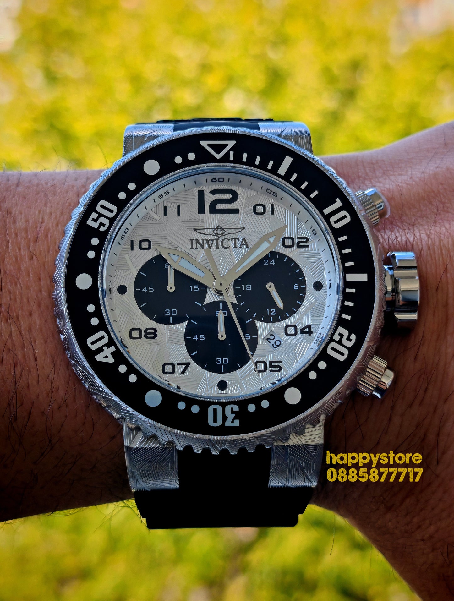 INVICTA Hummer Silver 52 mm