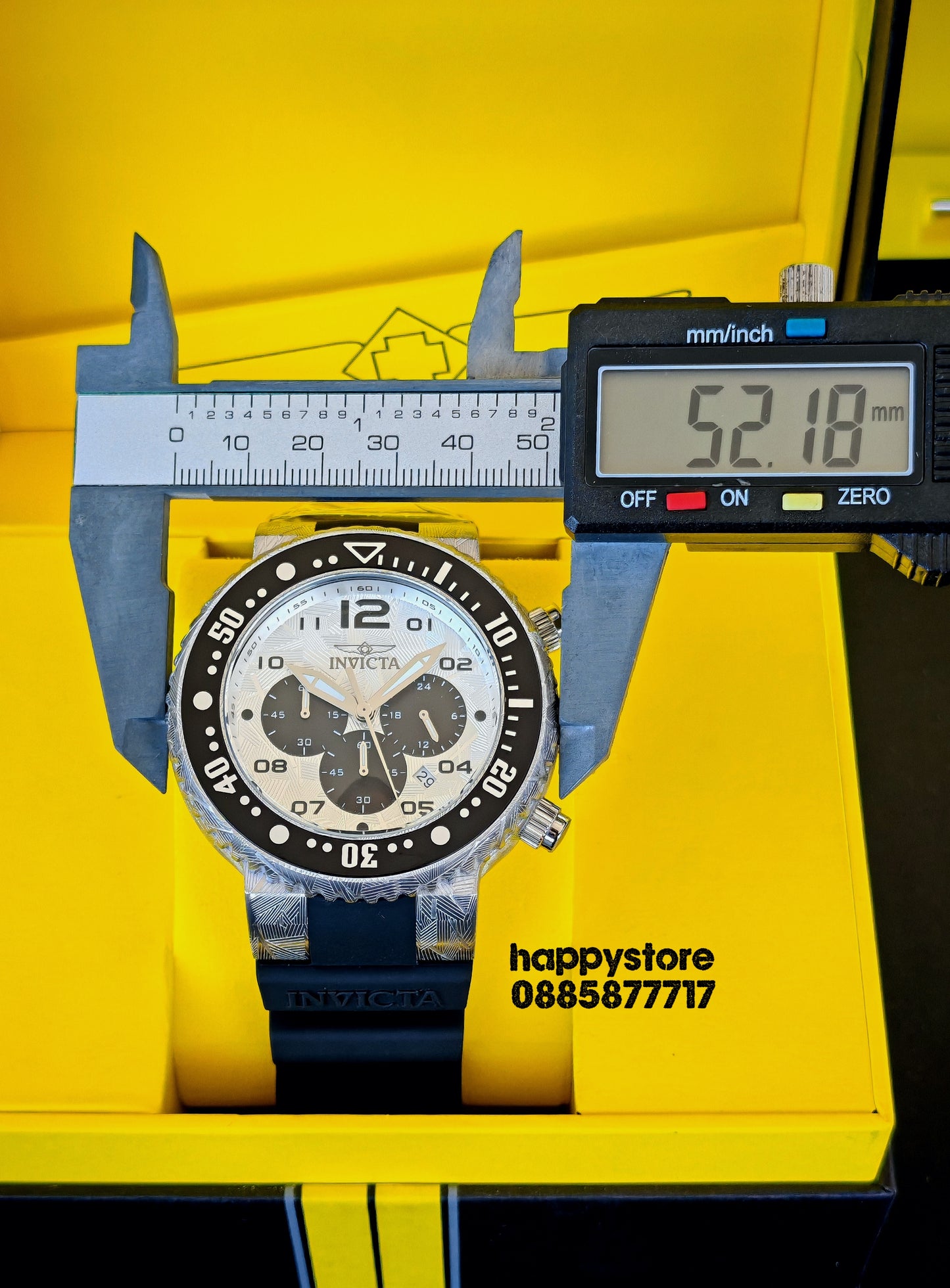 INVICTA Hummer Silver 52 mm