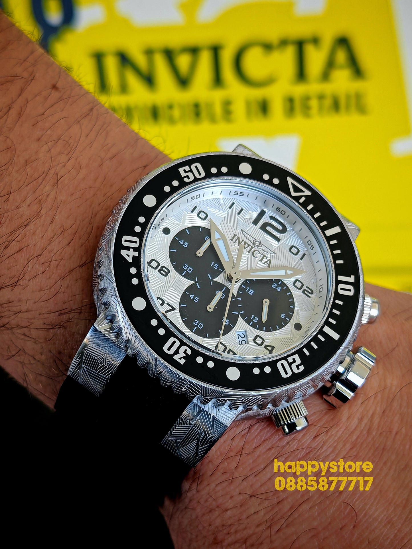 INVICTA Hummer Silver 52 mm
