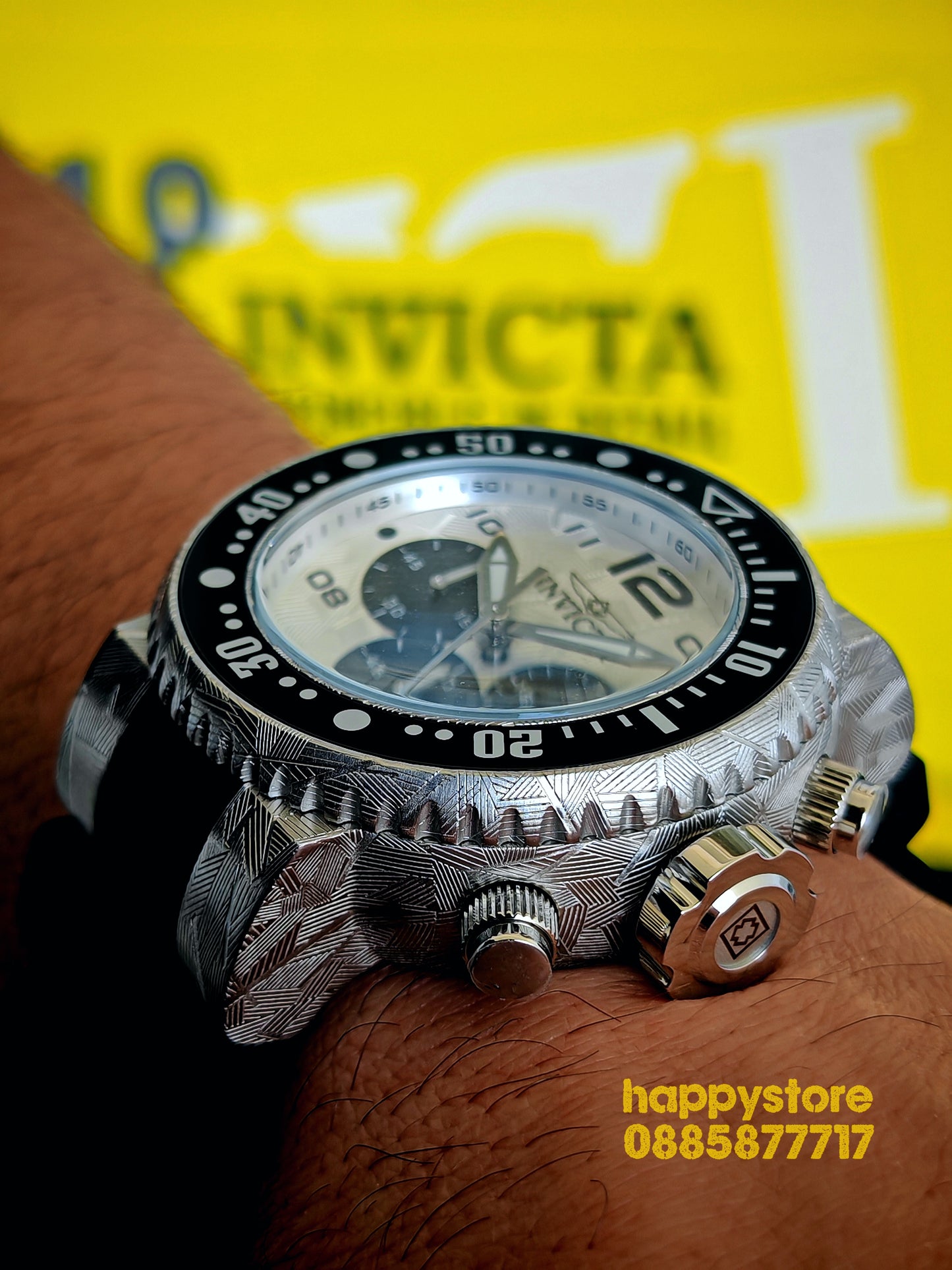 INVICTA Hummer Silver 52 mm