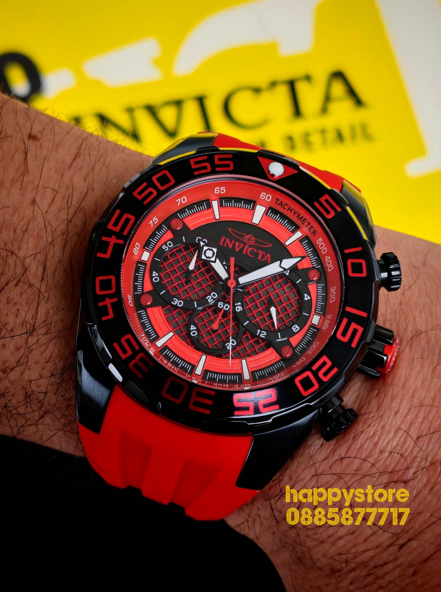 INVICTA Pogo Red 50mm