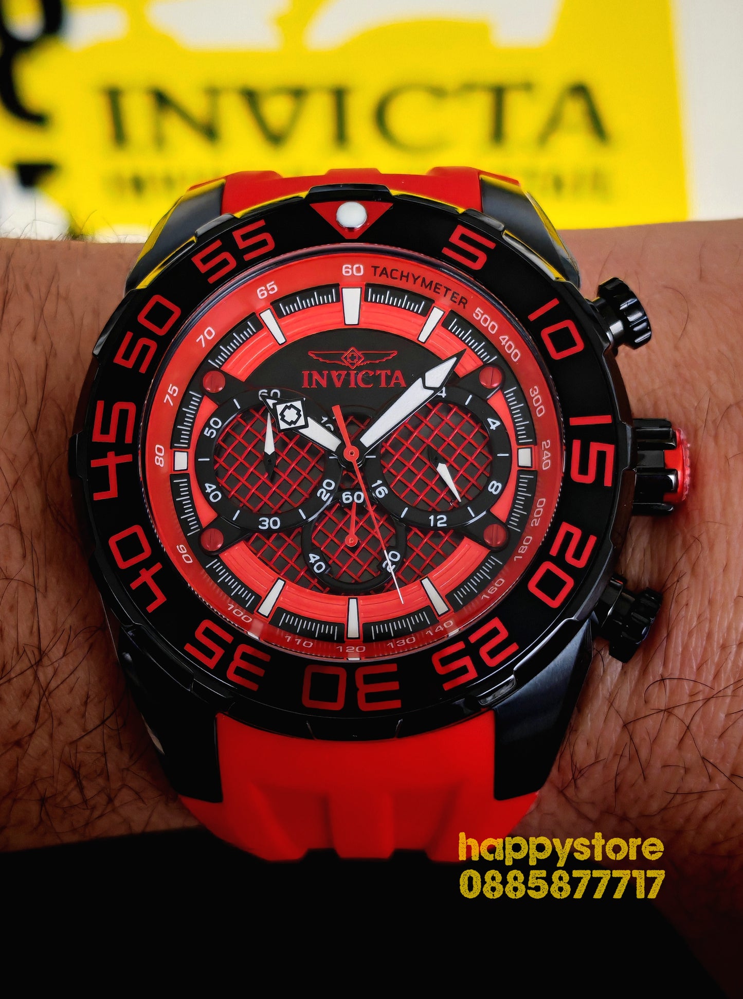 INVICTA Pogo Red 50mm