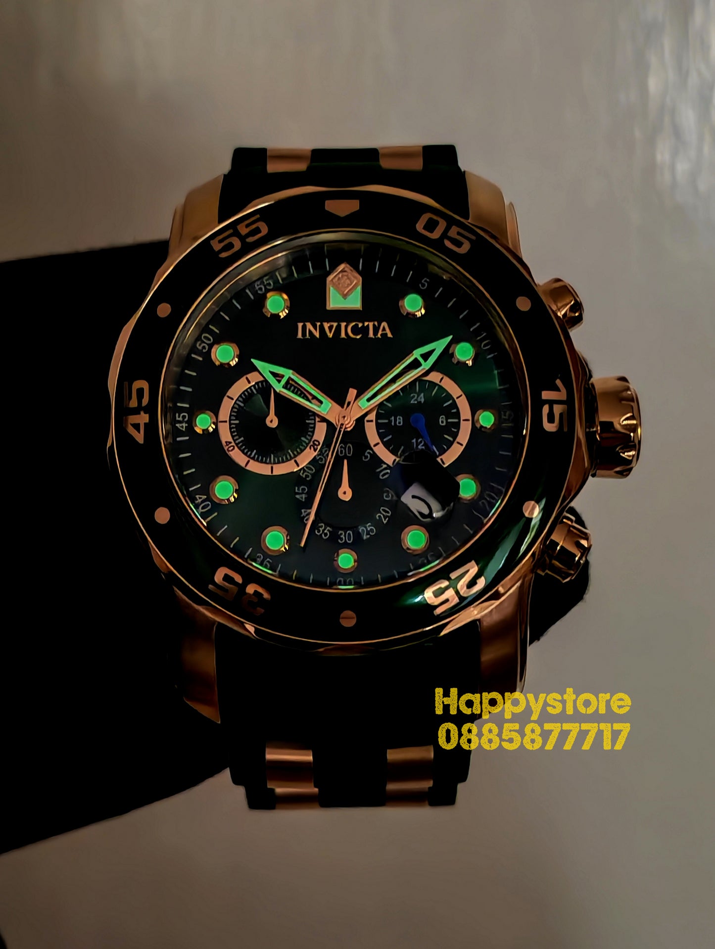 INVICTA SCUBA Green/Gold 48mm