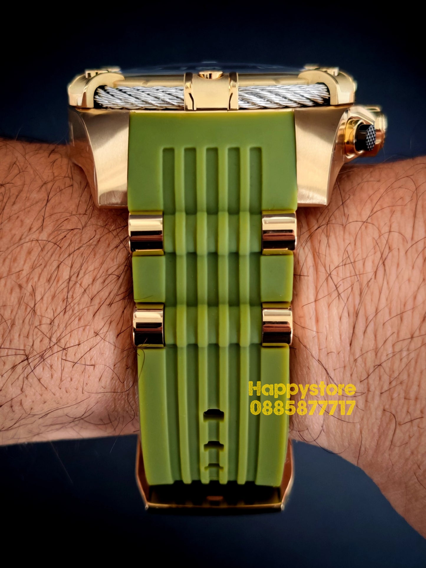 INVICTA Bolt Vestige Green/Gold 52 mm