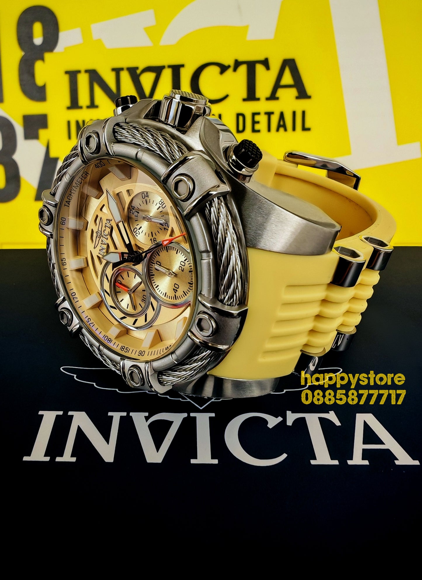 INVICTA Bolt Ivor steel 52 mm
