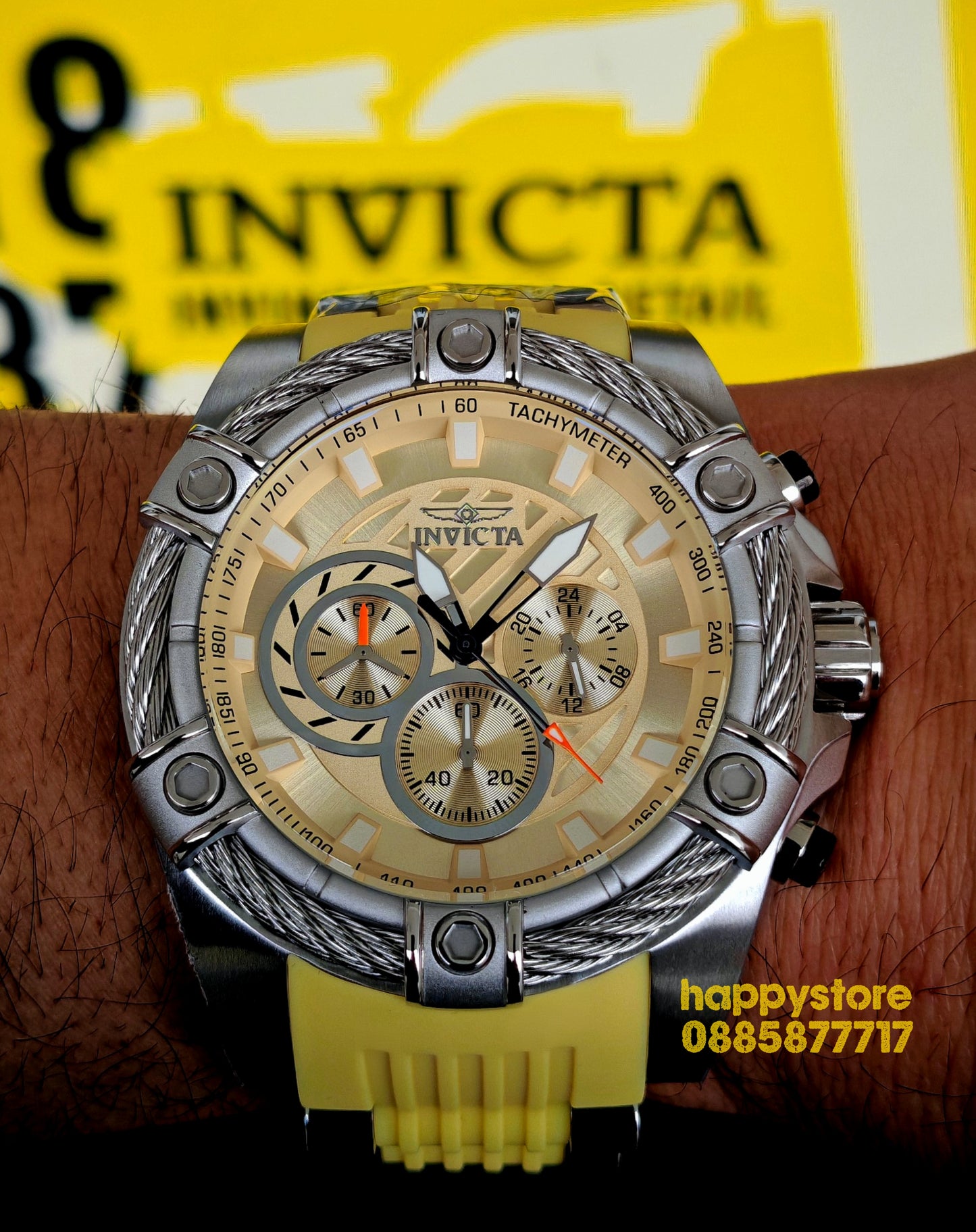 INVICTA Bolt Ivor steel 52 mm
