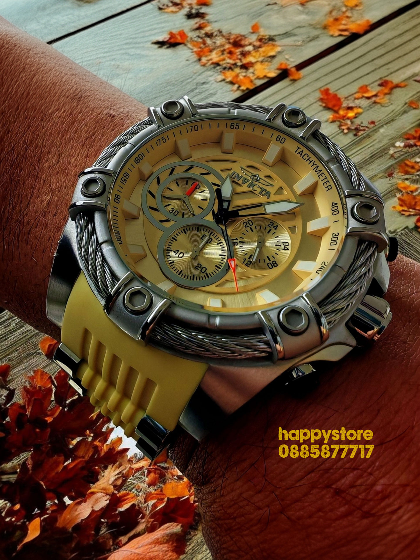 INVICTA Bolt Ivor steel 52 mm