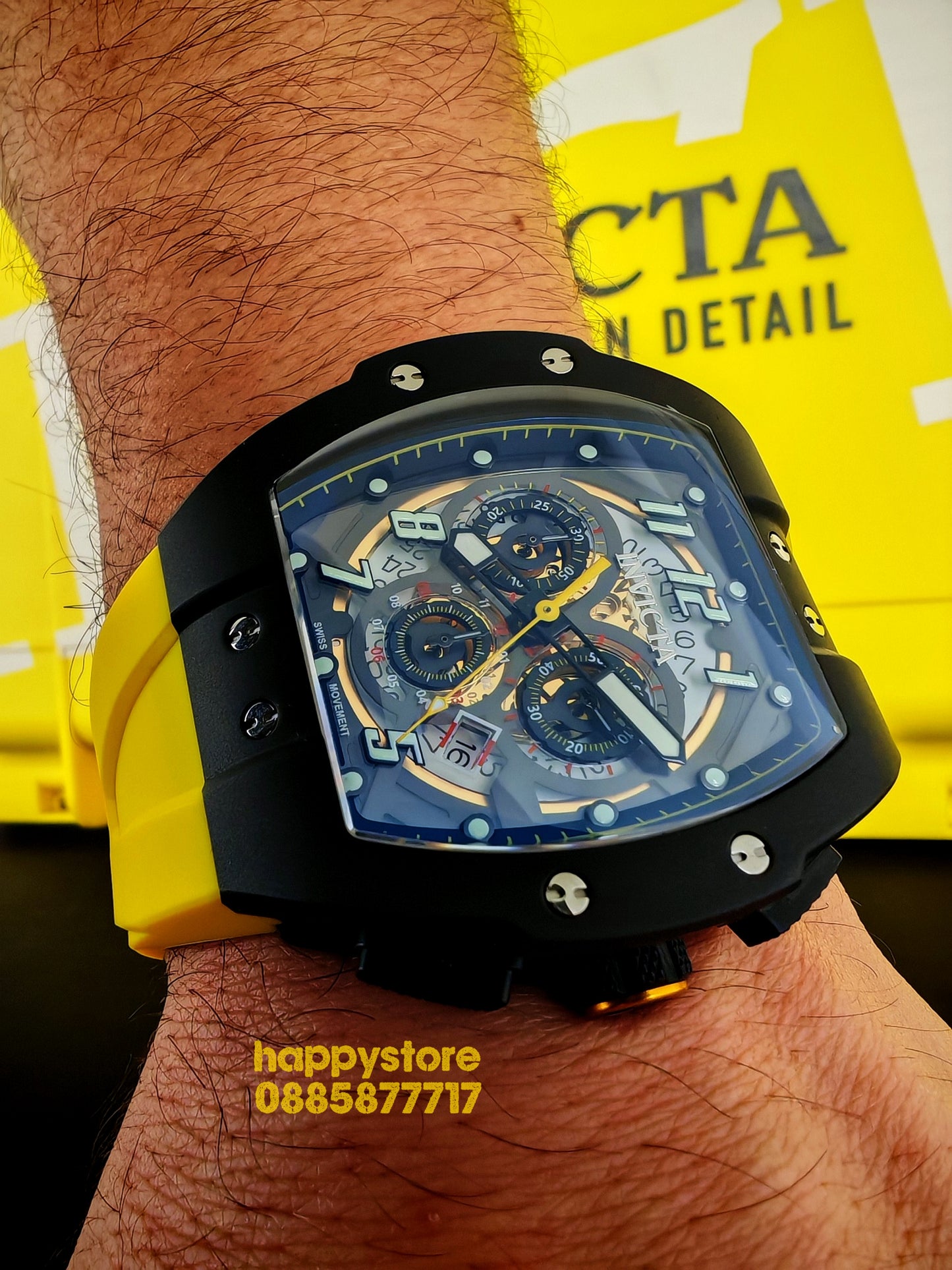 INVICTA JM Correa Swiss Yellow LIMITED EDITION 47мм