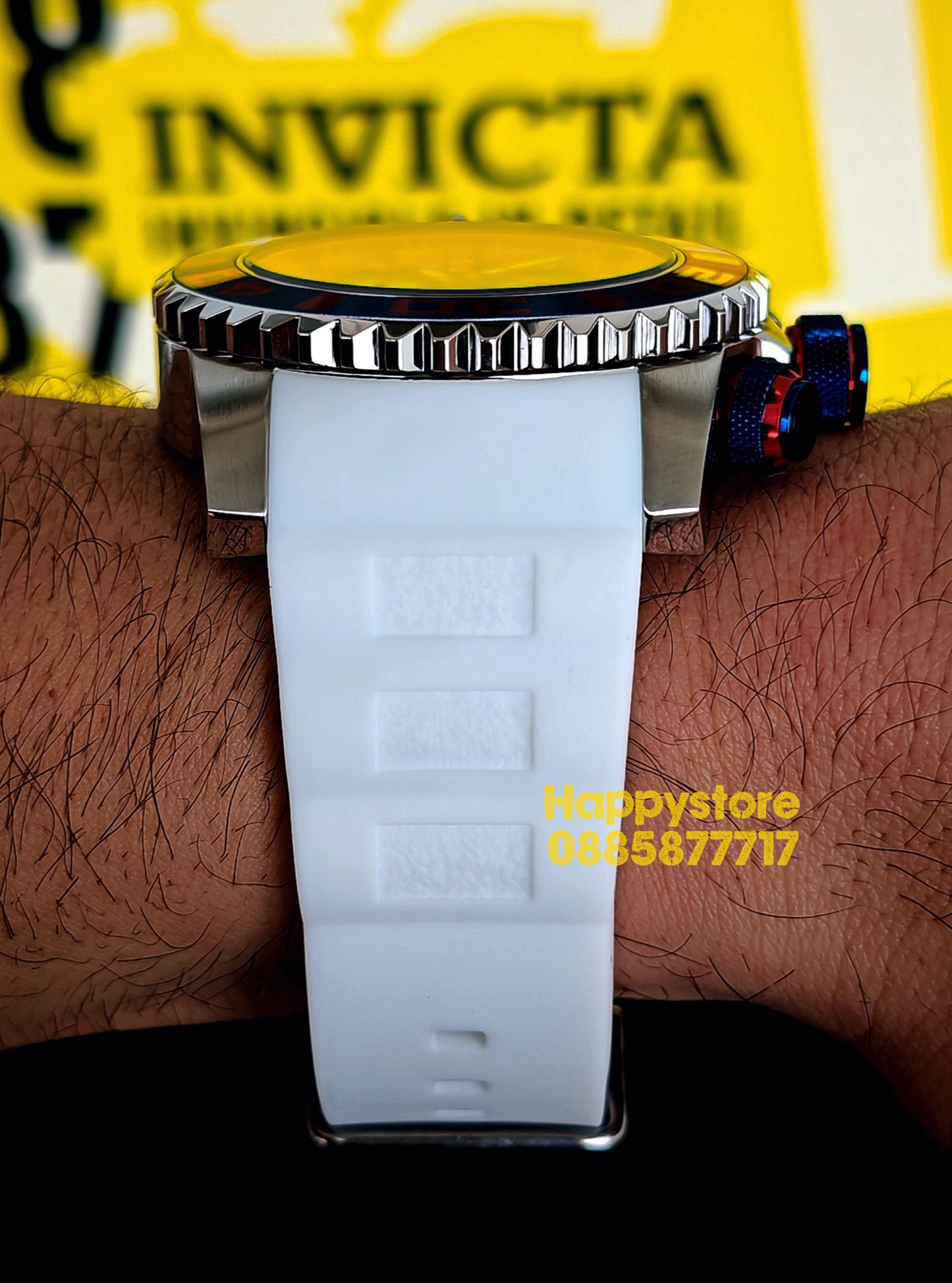 INVICTA Seahorse White 52 mm