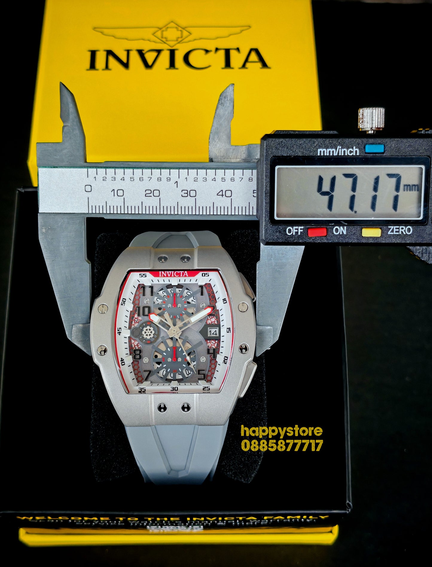 INVICTA Racing Srada Silver 47 mm