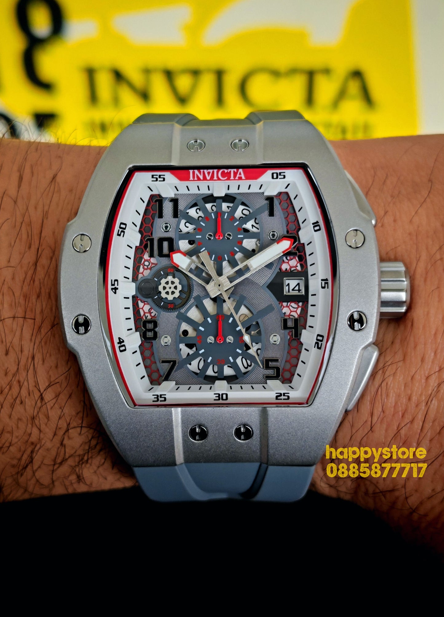 INVICTA Racing Srada Silver 47 mm