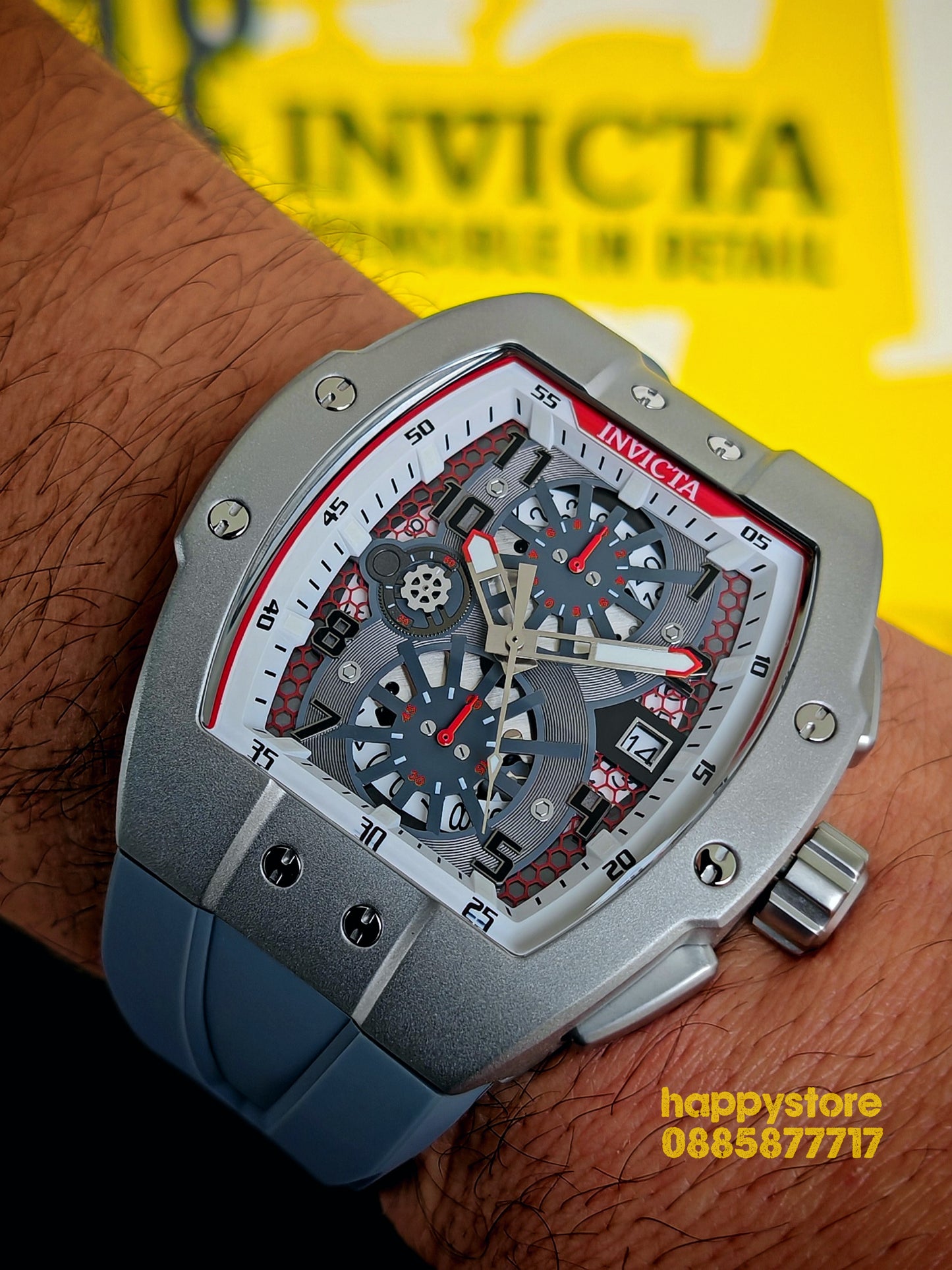 INVICTA Racing Srada Silver 47 mm