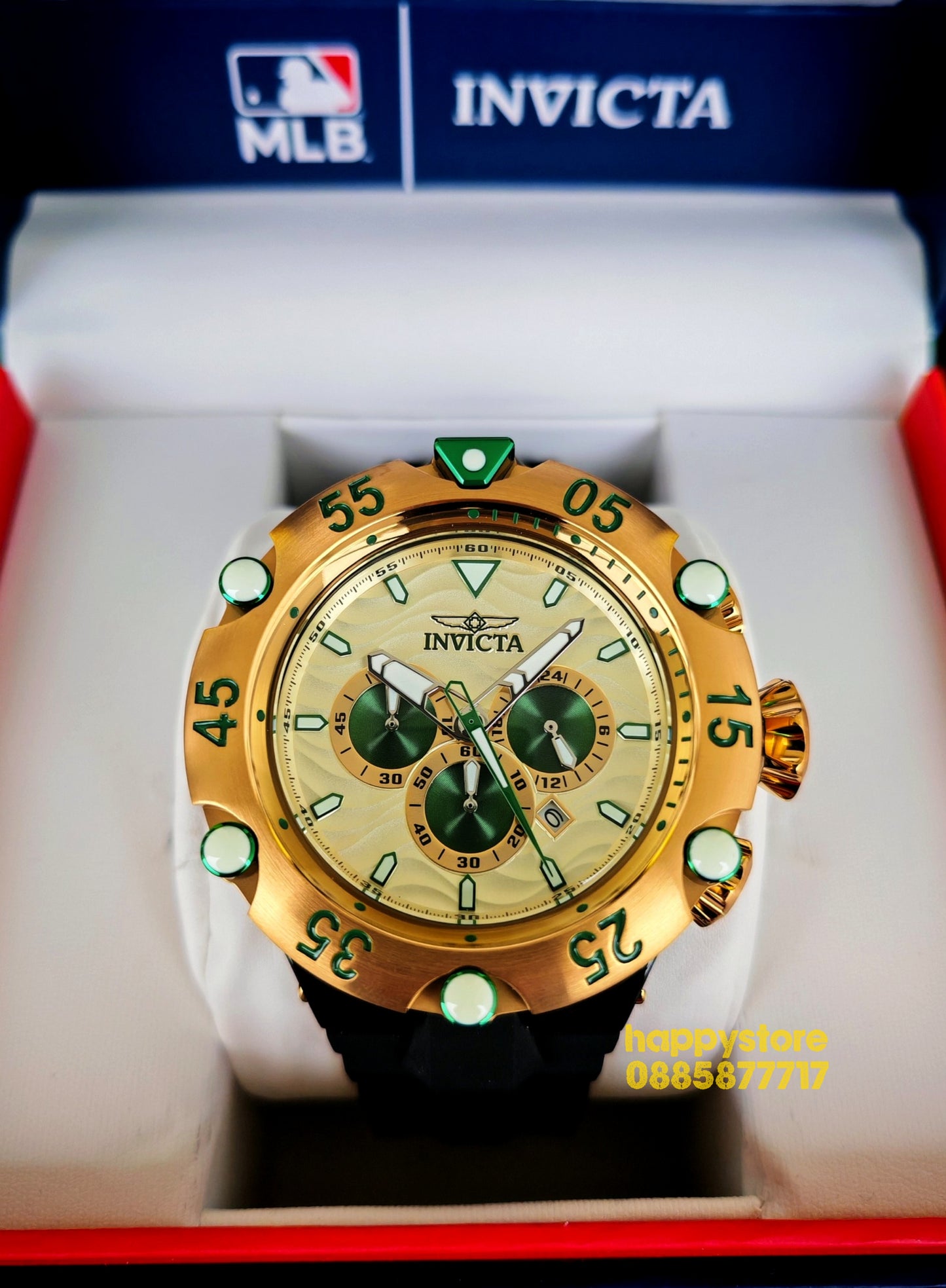 INVICTA Velmore Gold/Black 54 mm