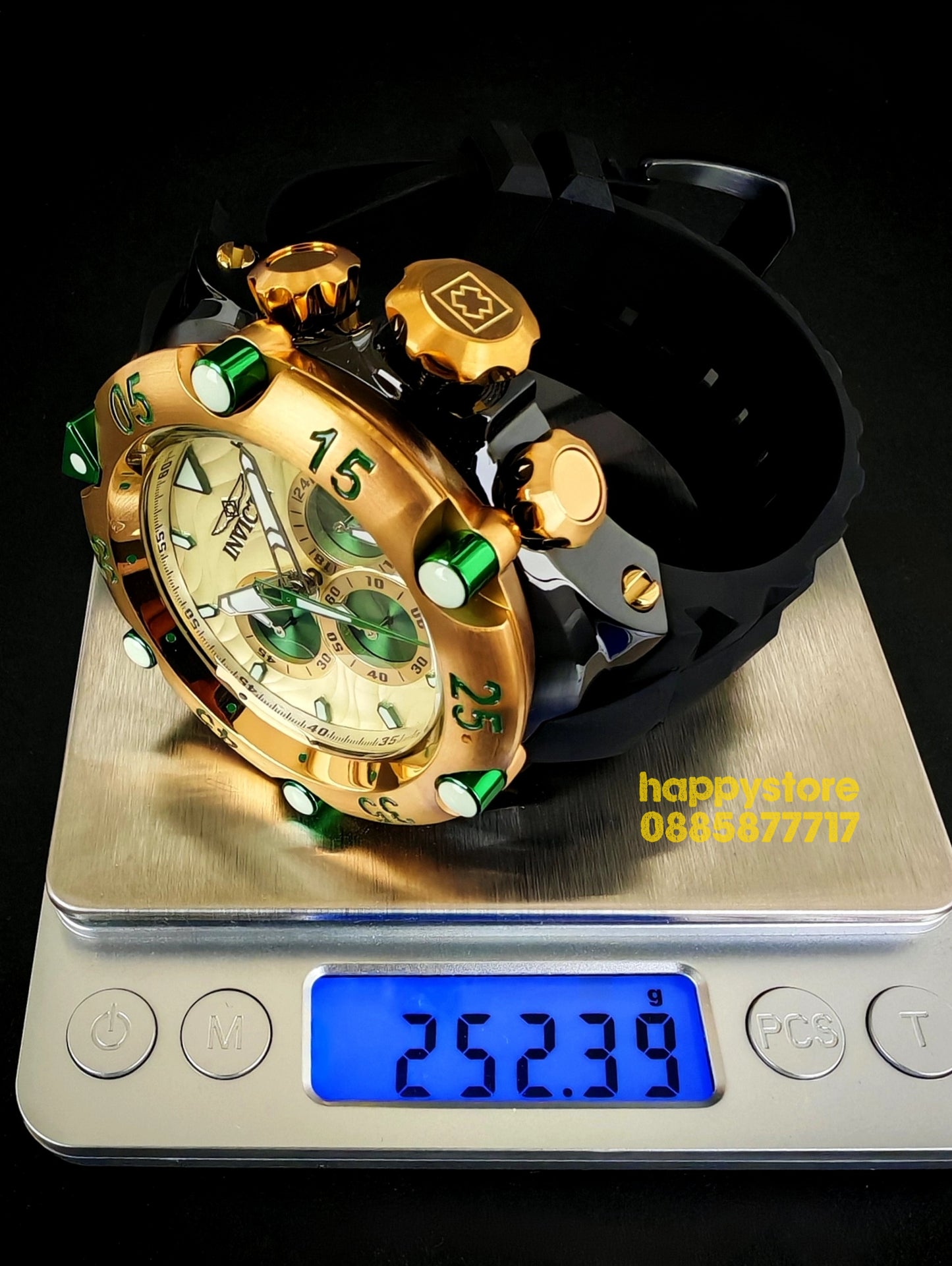 INVICTA Velmore Gold/Black 54 mm