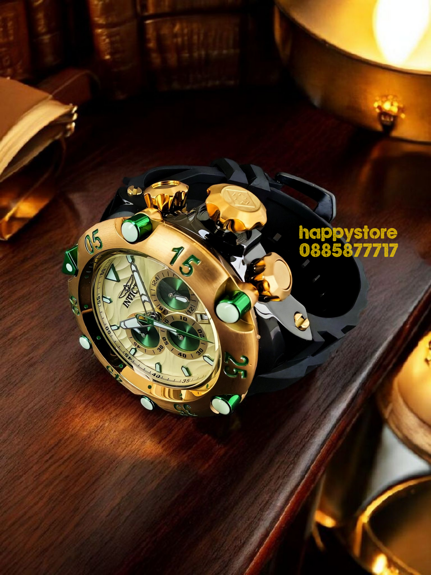 INVICTA Velmore Gold/Black 54 mm