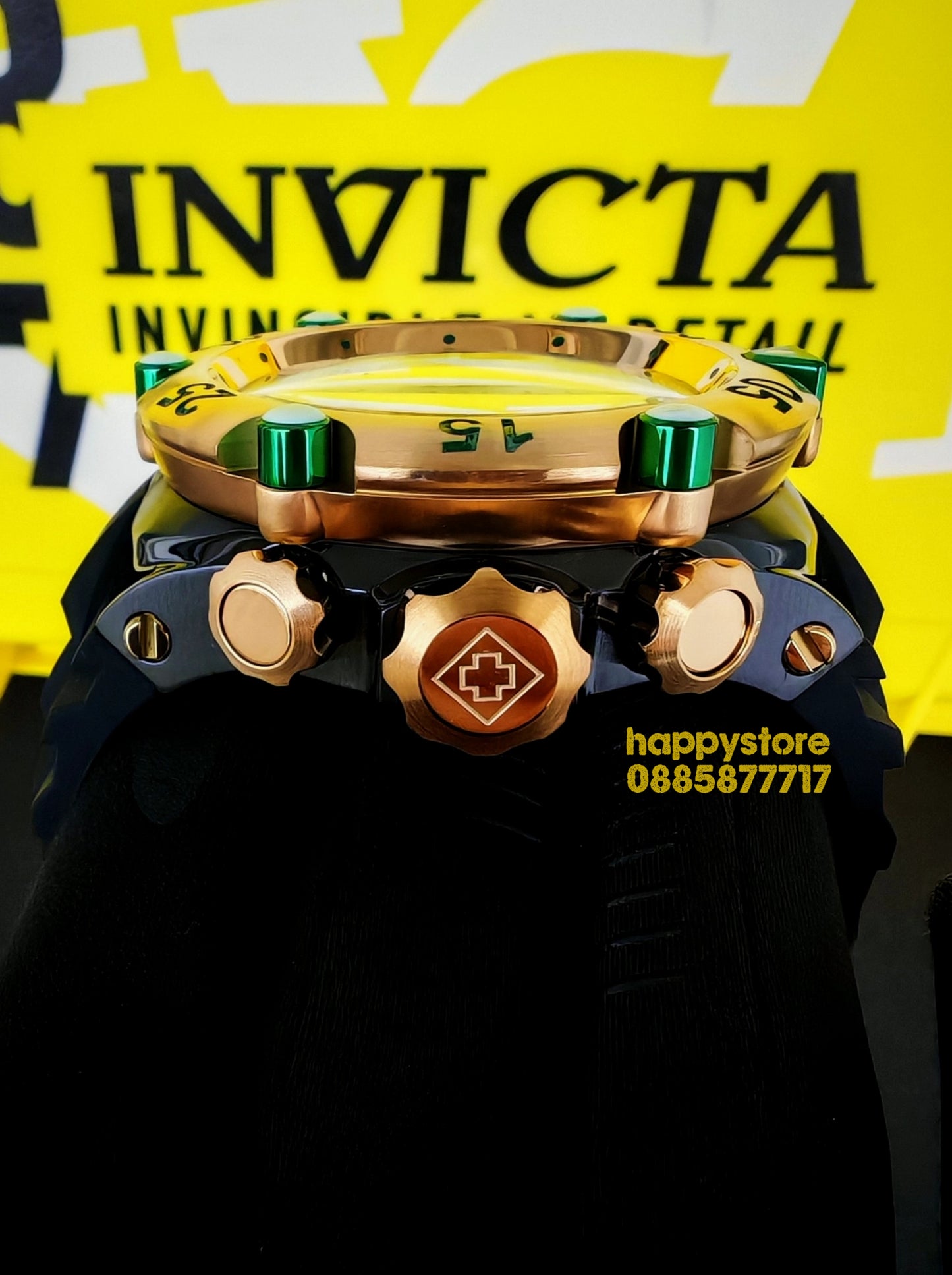 INVICTA Velmore Gold/Black 54 mm