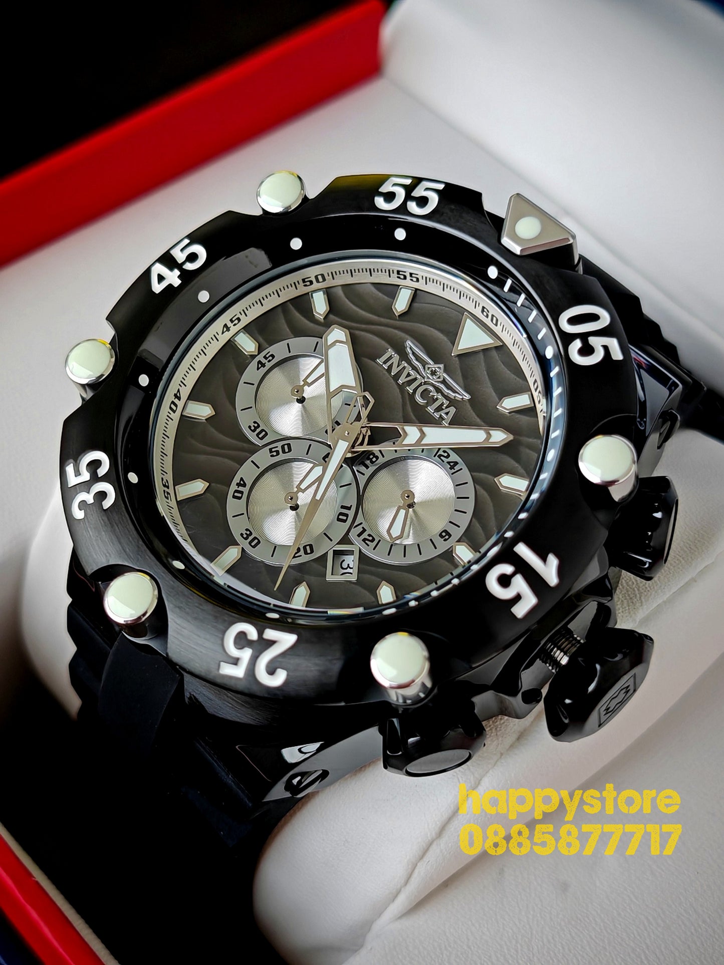 INVICTA Velmore Black 54 mm