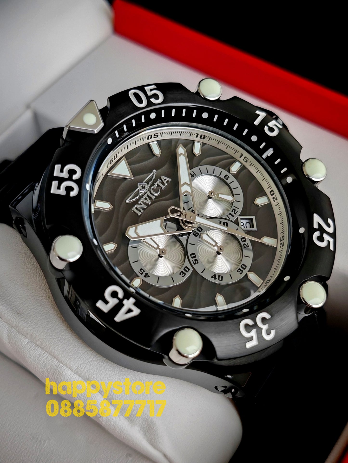 INVICTA Velmore Black 54 mm